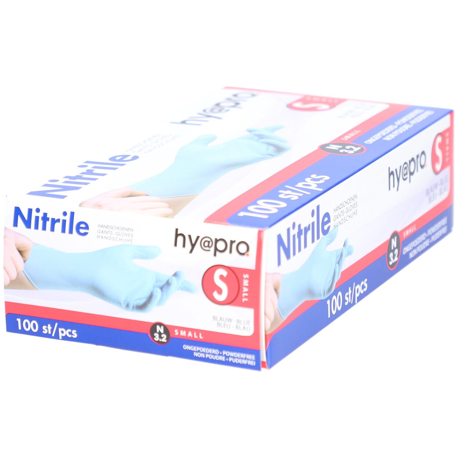 Pharmex Gants Nitrile Non Poudrés Small 100 gants