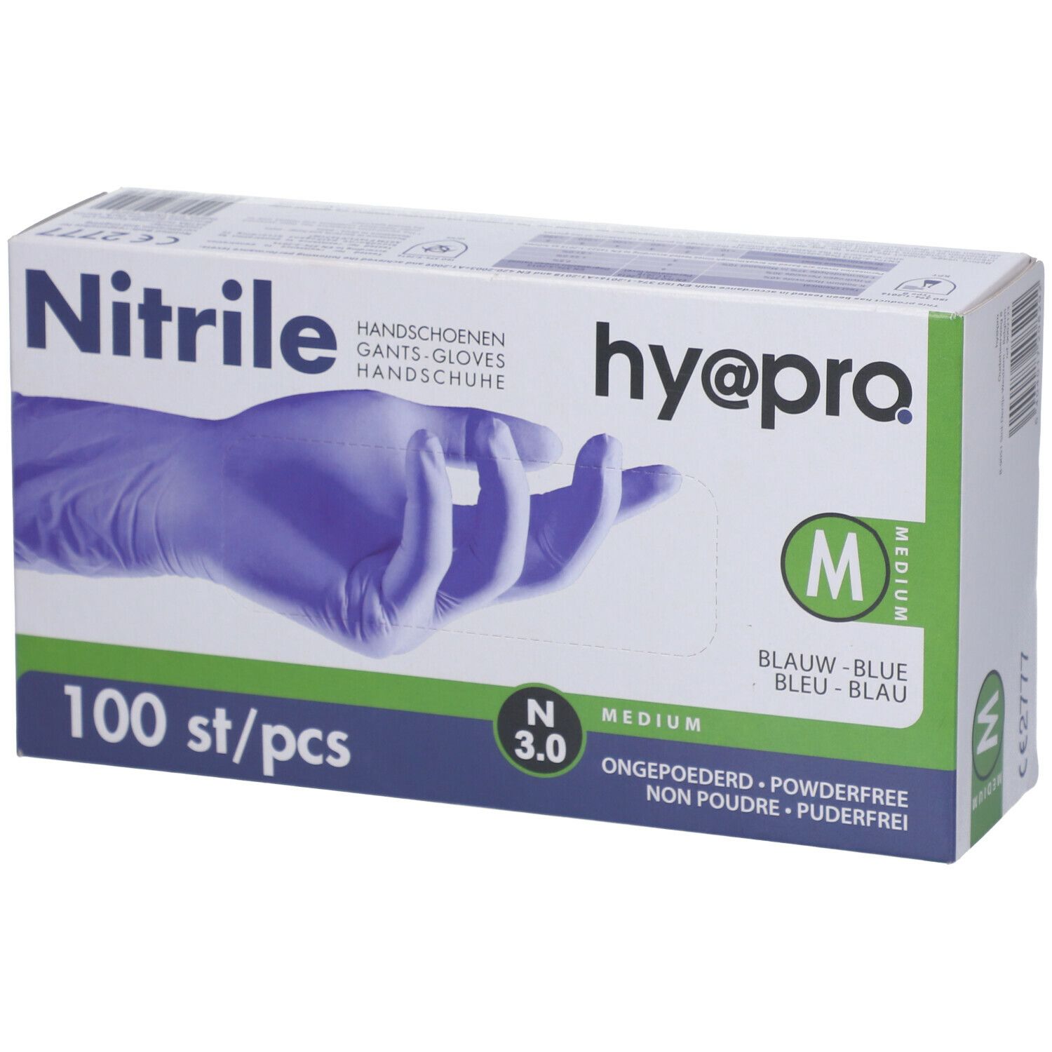 Pharmex Gants Nitrile Non Poudrés Medium 100 gants