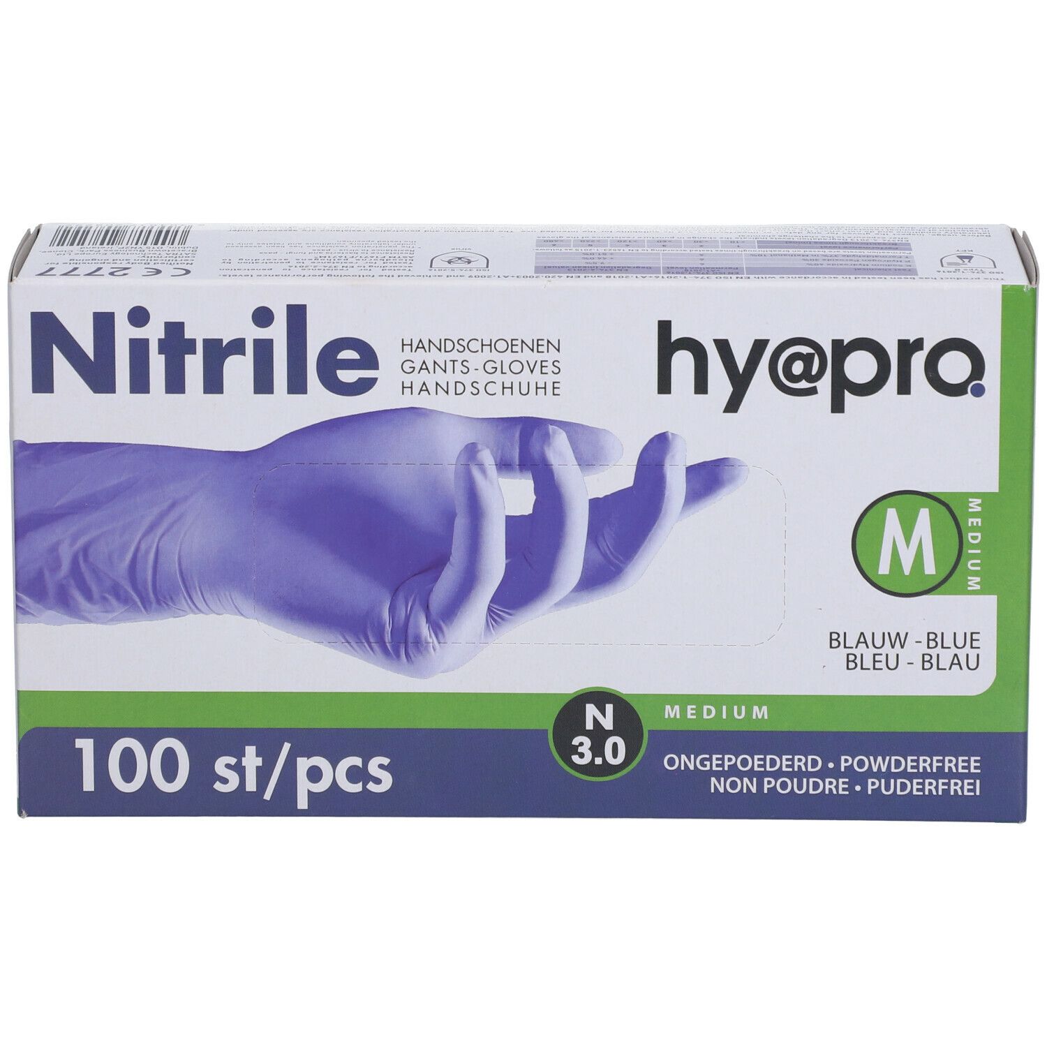 Pharmex Gants Nitrile Non Poudrés Medium 100 gants