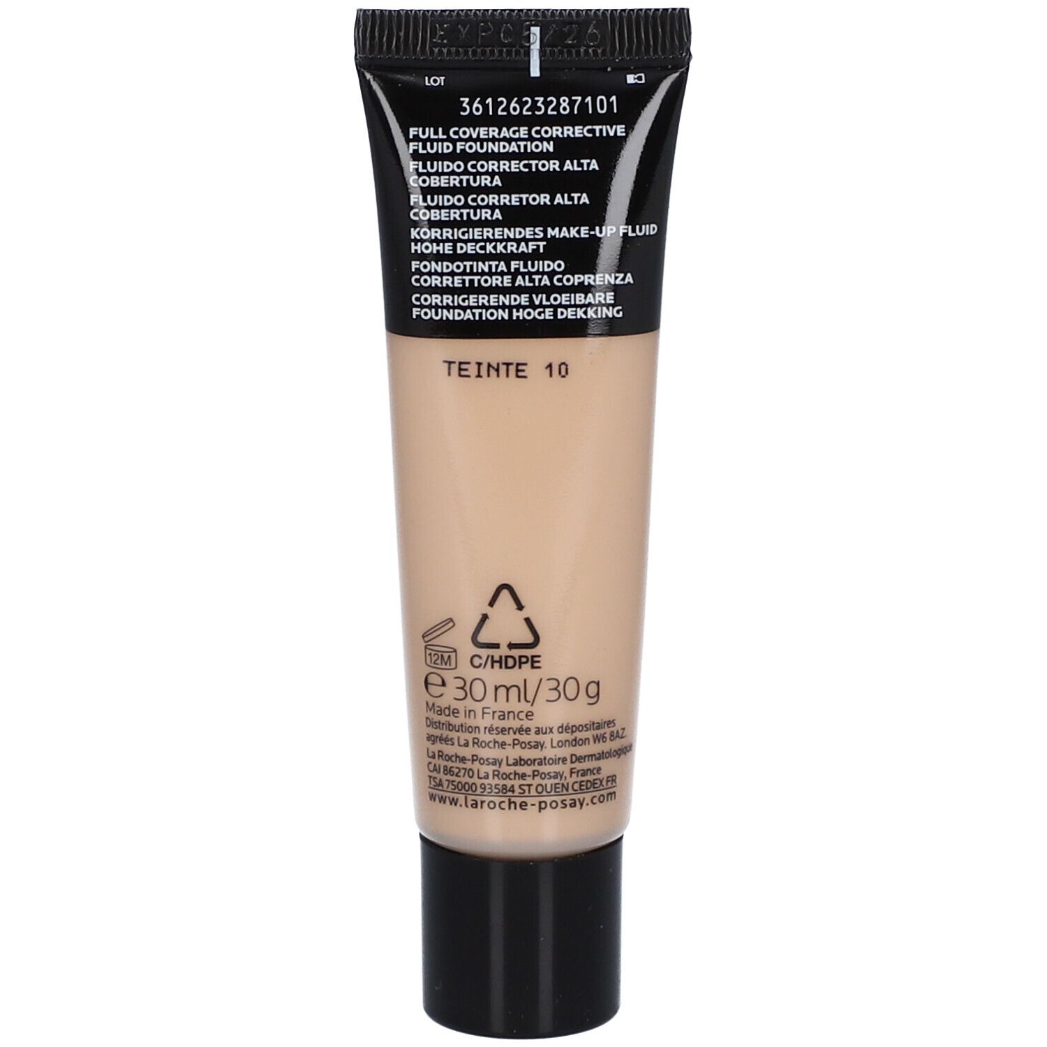 La Roche Posay Toleriane Full Coverage Corrective Fluid Foundation Spf25 10 30 Ml Farmaline