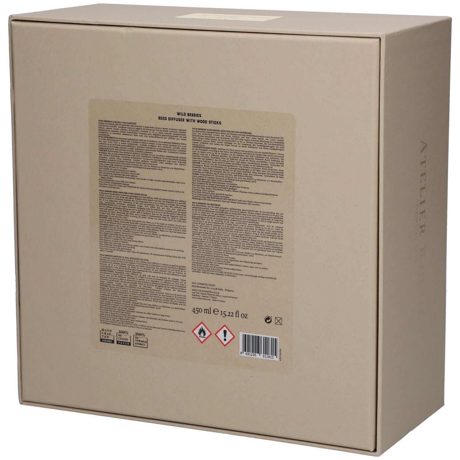 Atelier Rebul Wild Berries Reed Diffuser