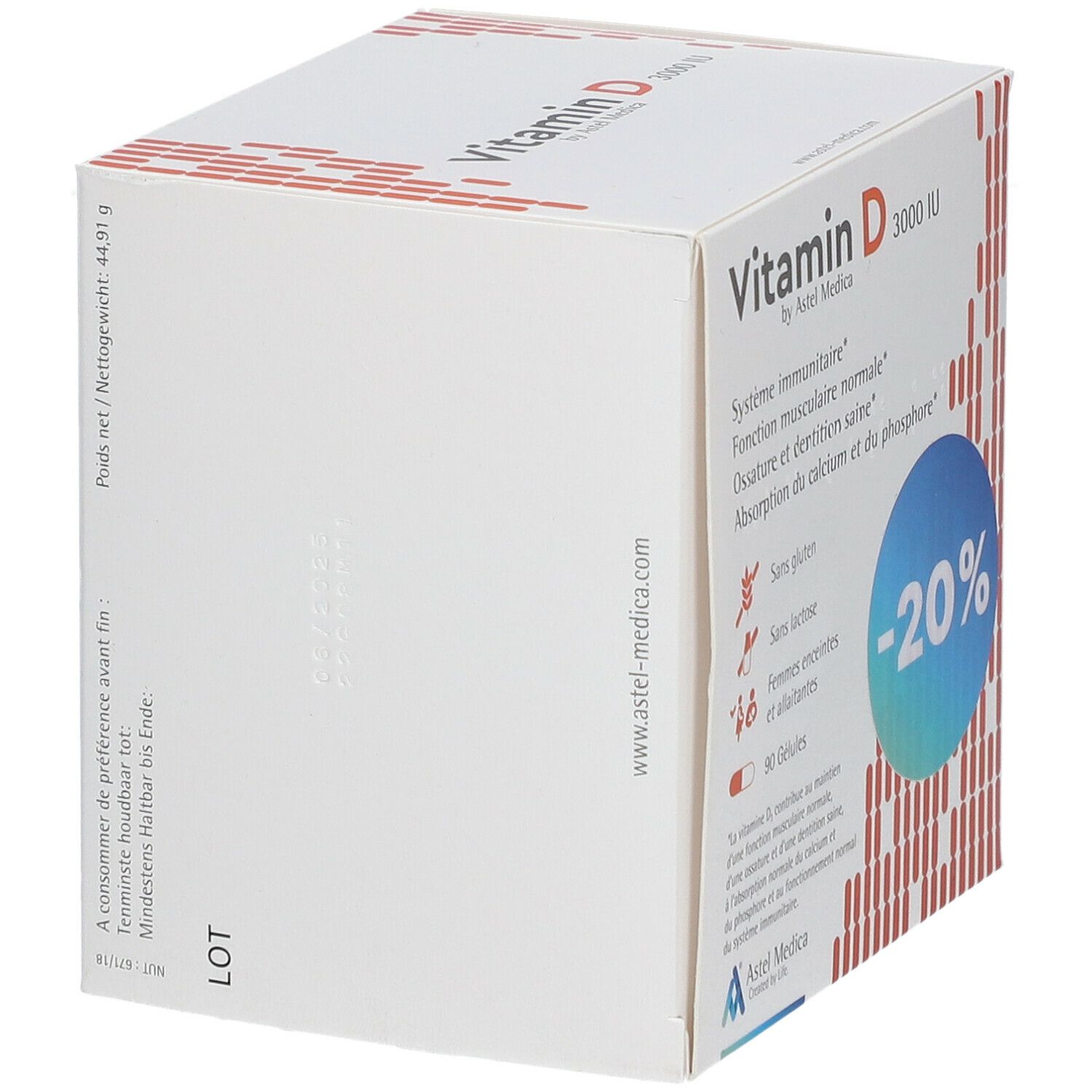 Vitamin D 3000 IU Verlaagde Prijs PROMO