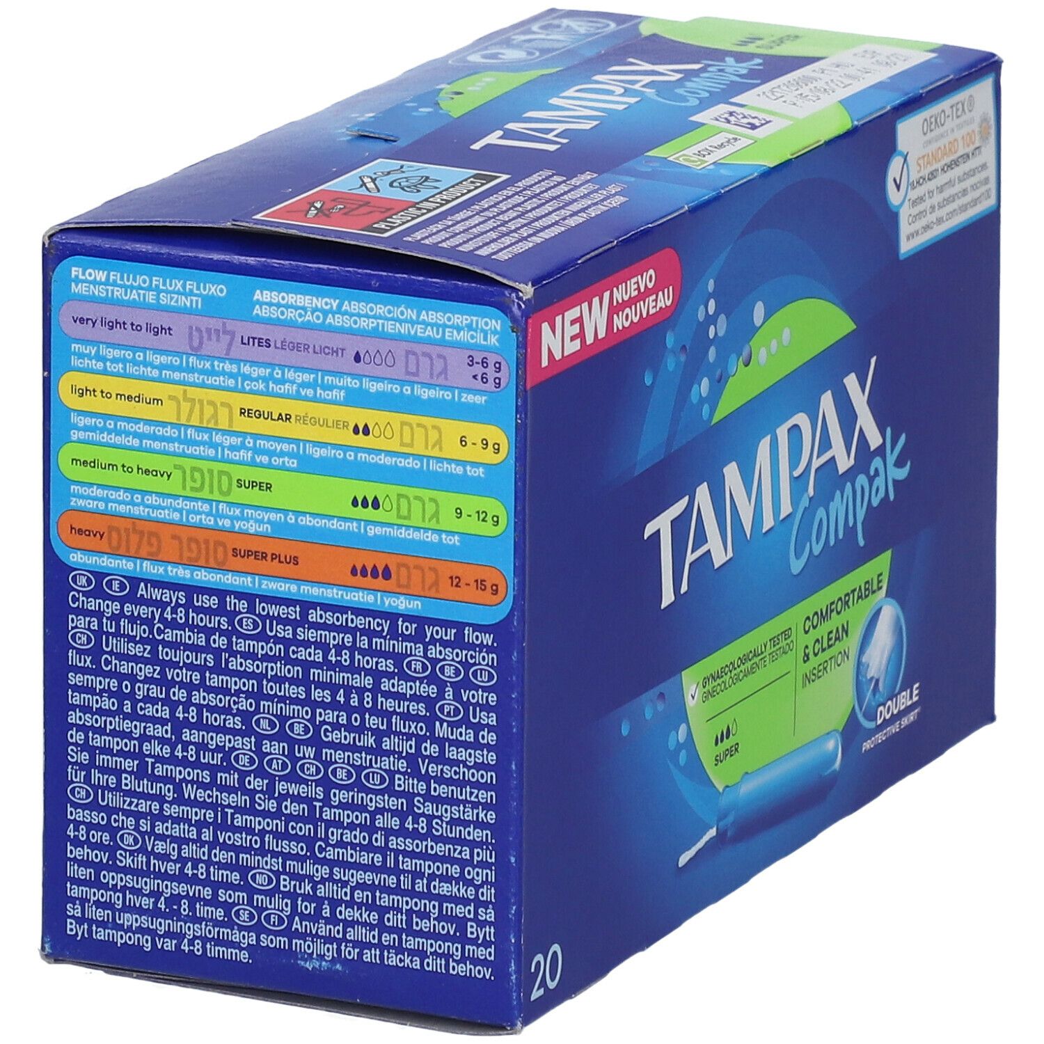 Tampax Compak Super Nieuw Model