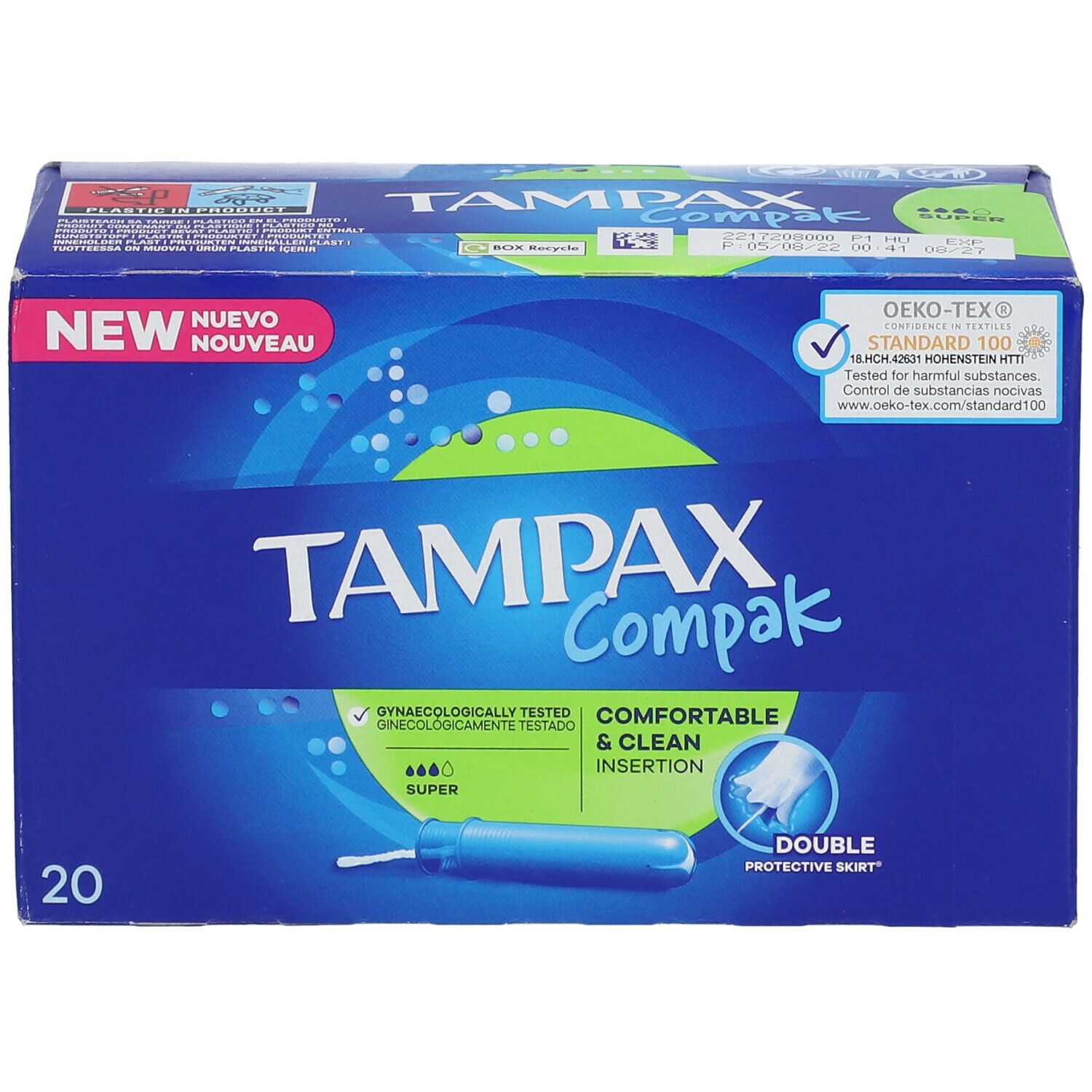 Tampax Compak Super Nieuw Model