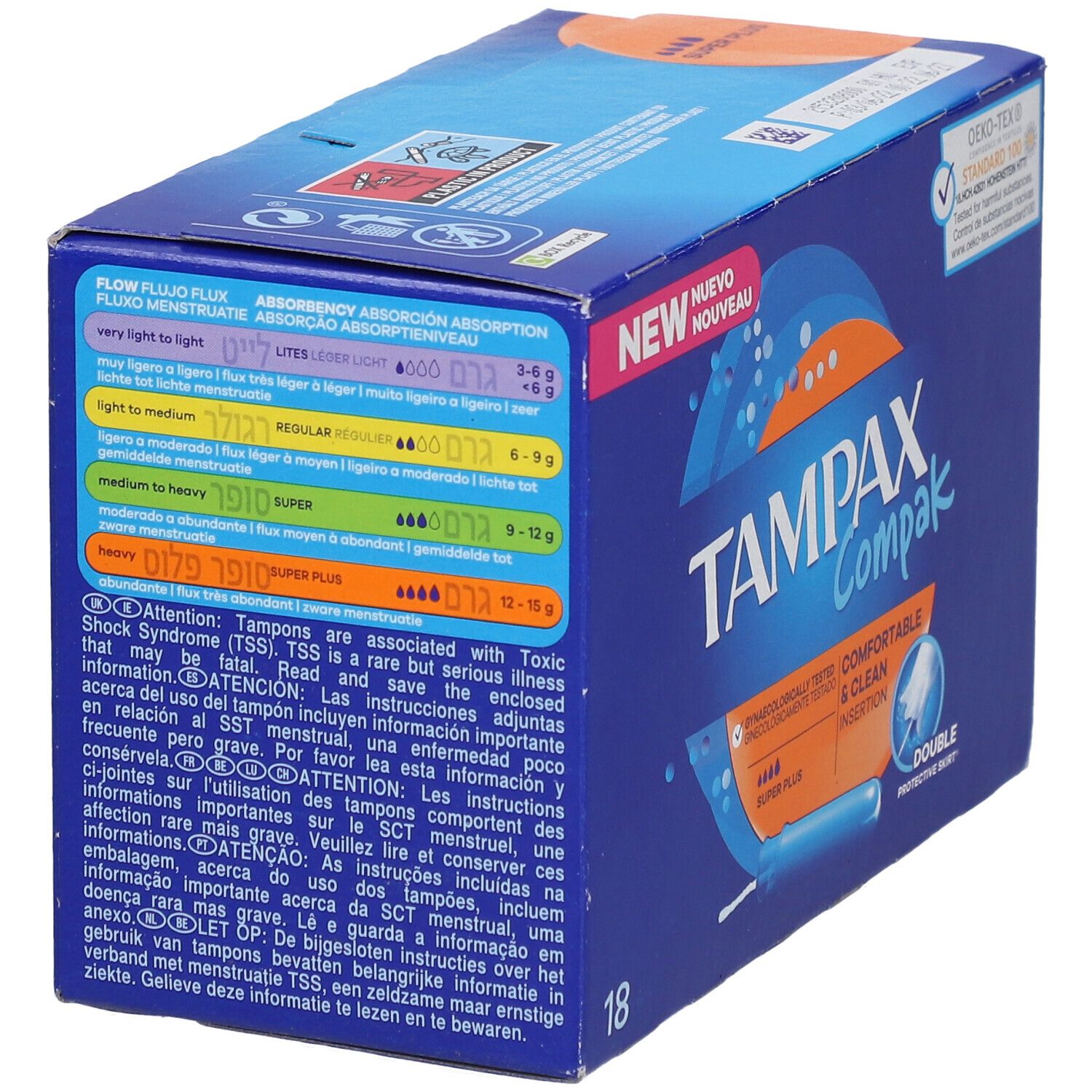 Tampax Compak Super Plus Nieuw Model