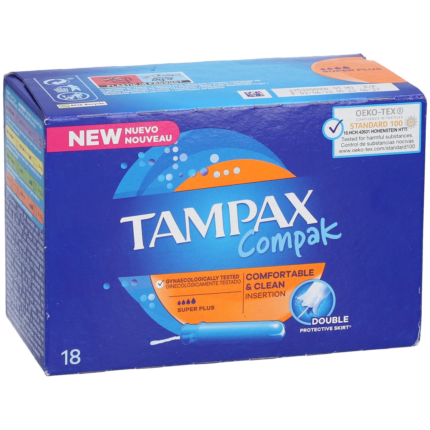 Tampax Compak Super Plus Nieuw Model