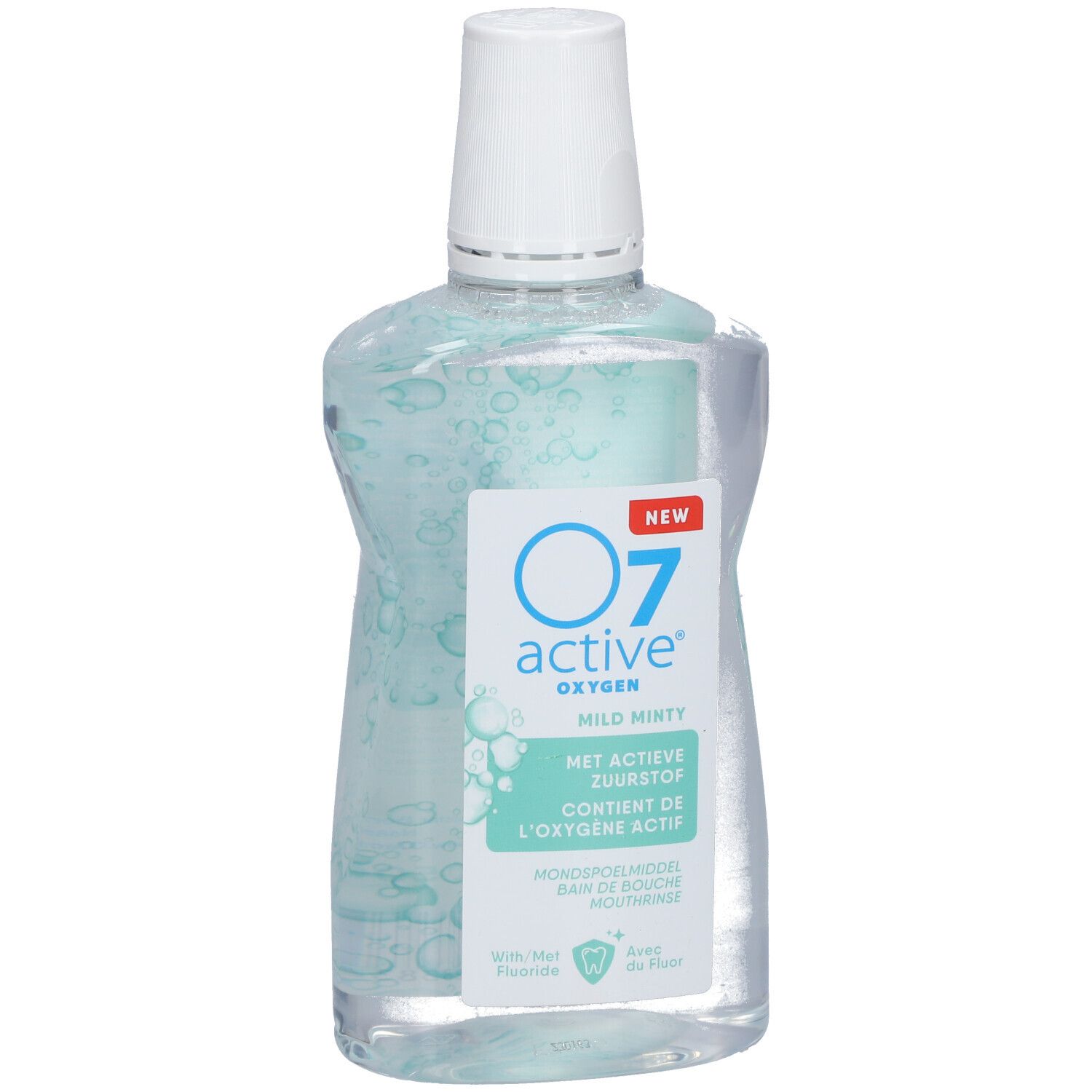 O7 Active® Bain de Bouche Menthe 500 ml collutoire, eau buccale