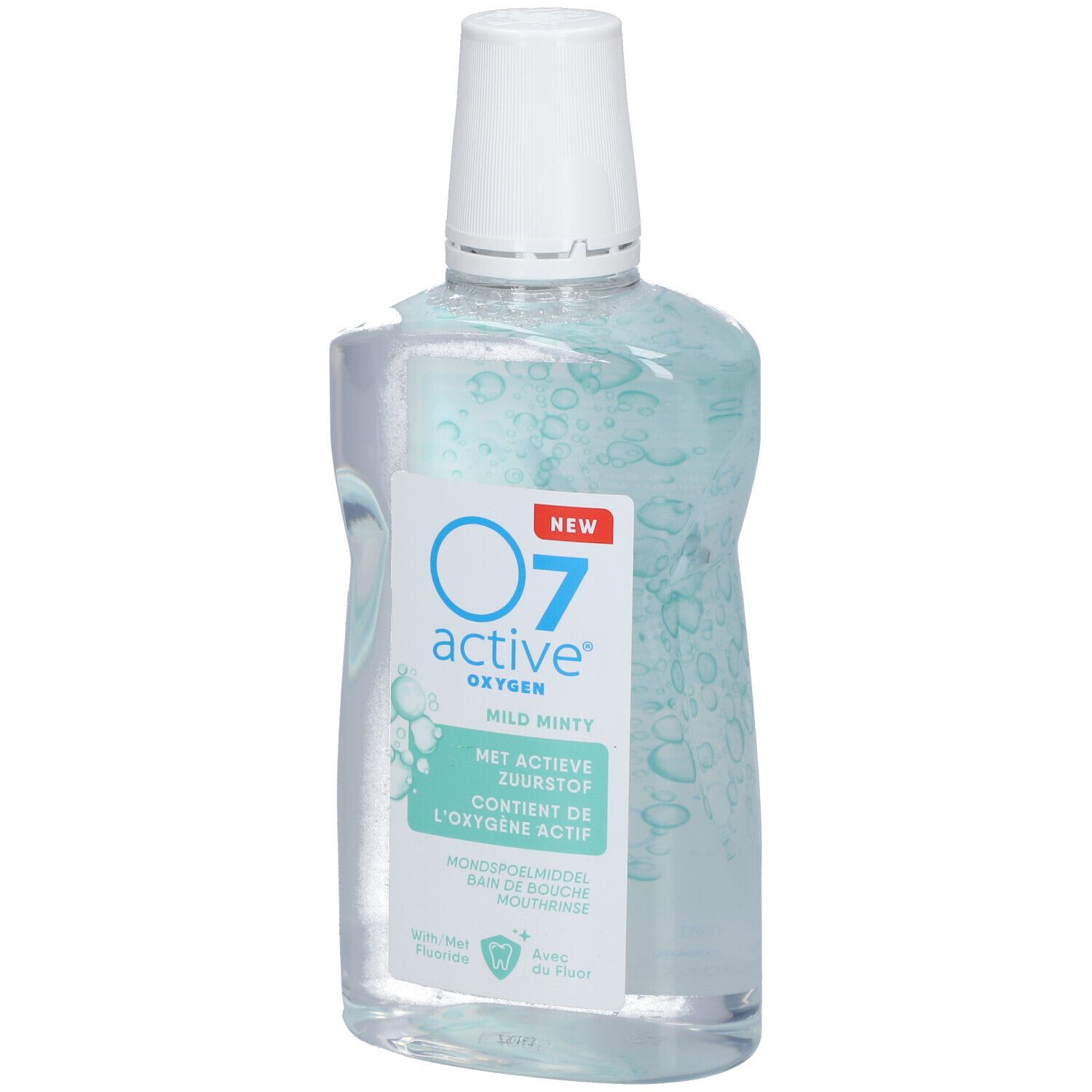 O7 Active® Bain de Bouche Menthe 500 ml collutoire, eau buccale