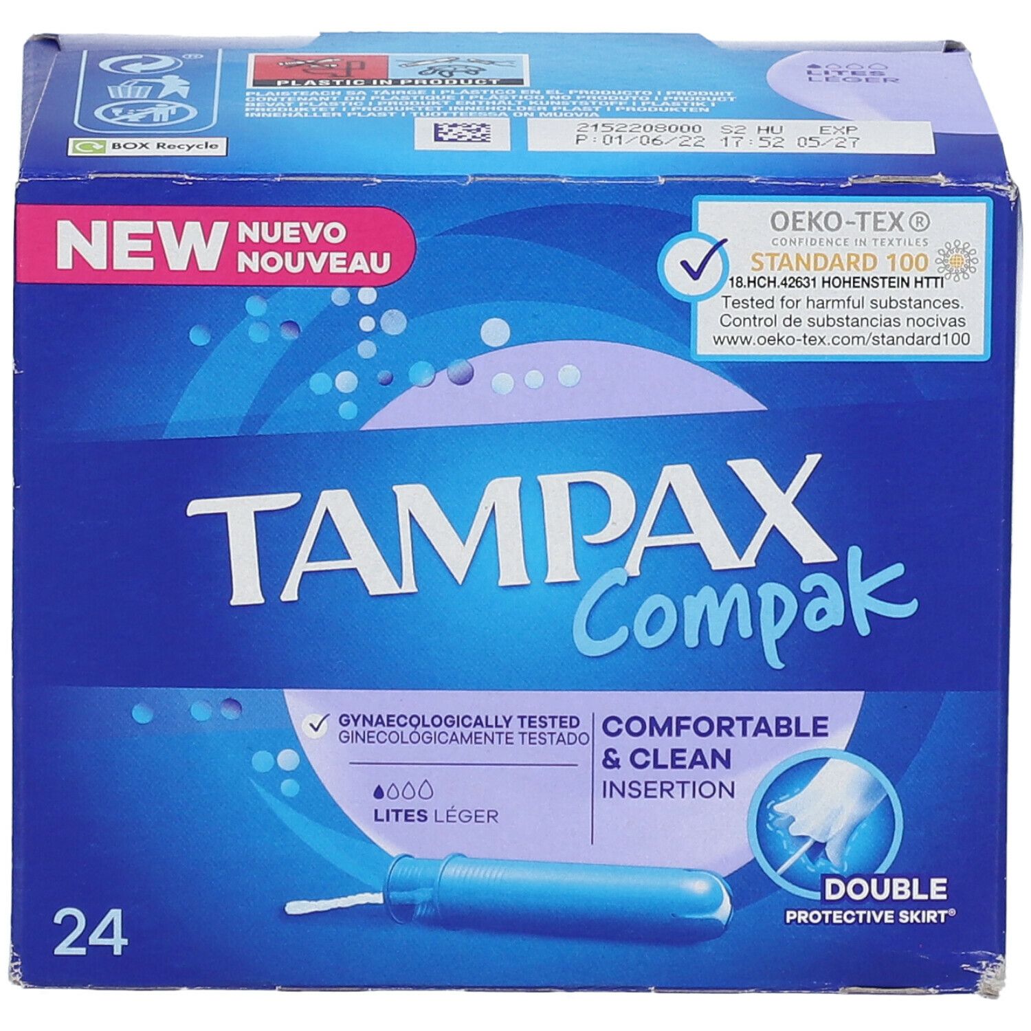 Tampax Compak Light Nieuw Model