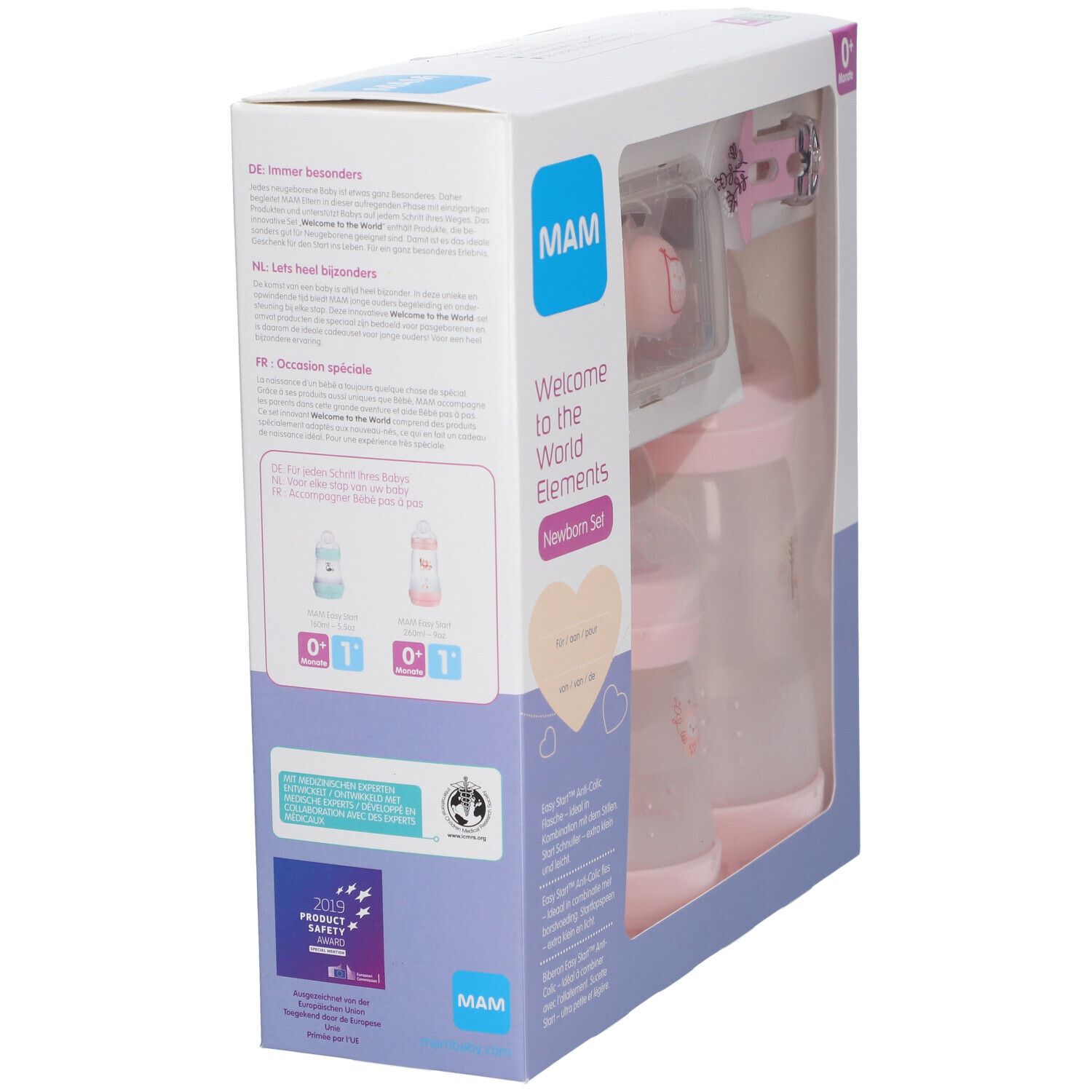 MAM Welcome to the World Elements Giftset Roze