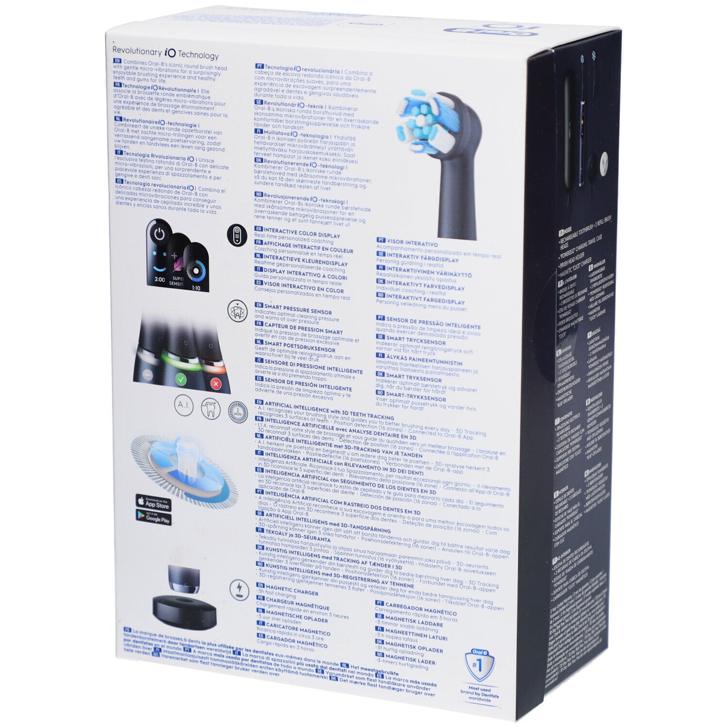 Oral-B iO™ Series 9S Elektrische Tandenborstel Volwassenen Black Onyx