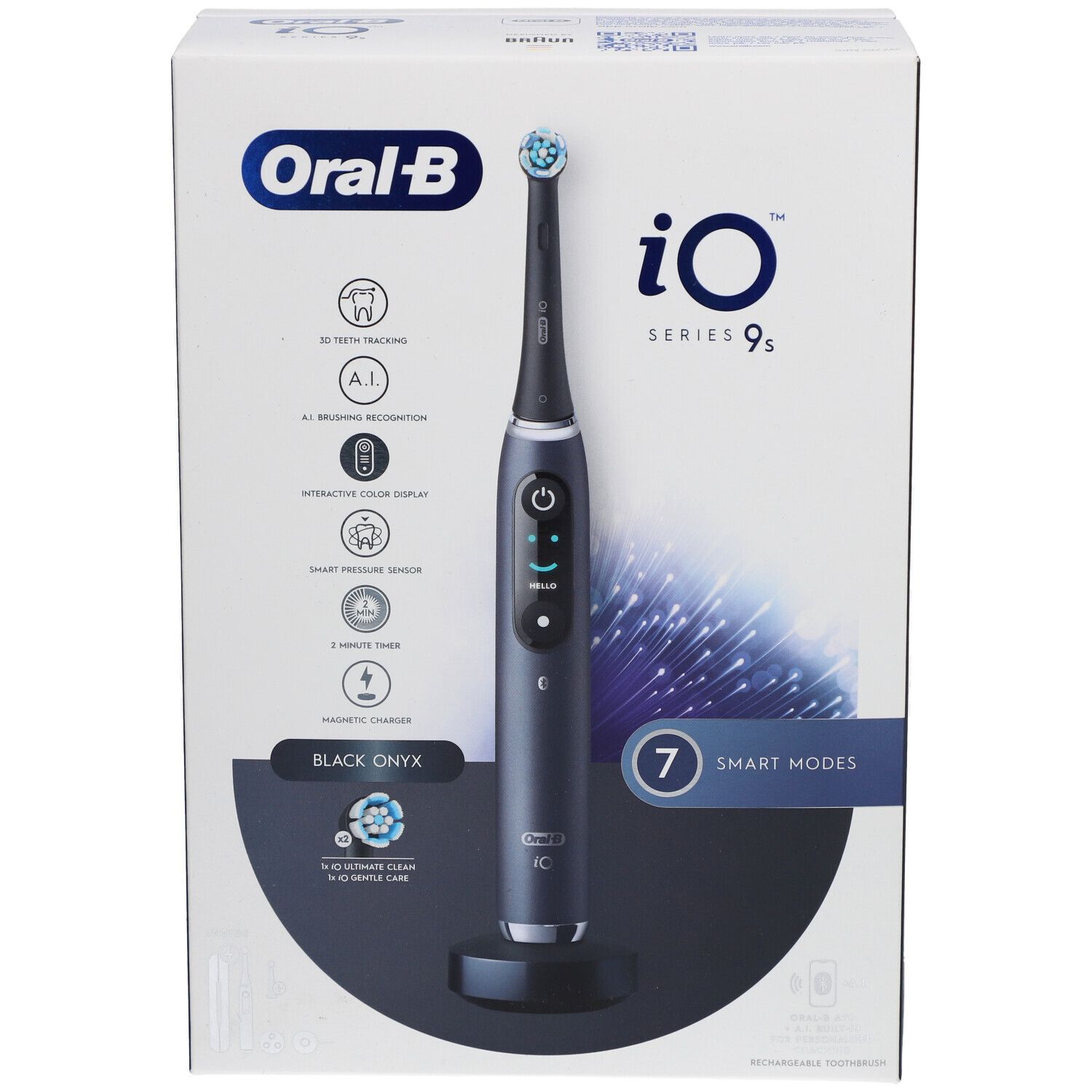 Oral-B iO™ Series 9S Elektrische Tandenborstel Volwassenen Black Onyx