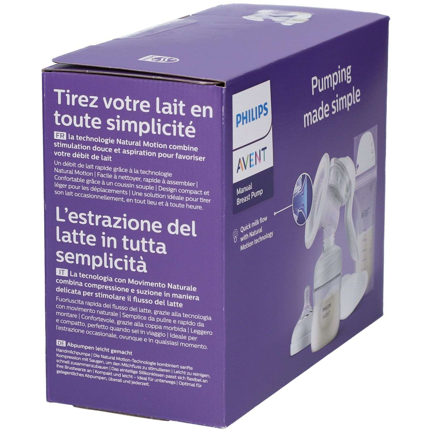 Philips Avent Tire Lait Manuel Natural Motion Set SCF430/20