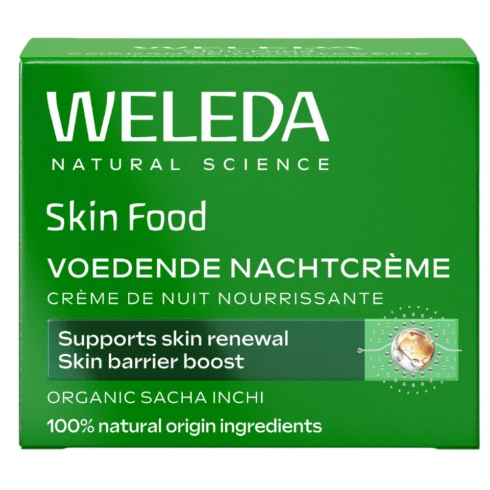 Weleda Skin Food Voedende Nachtcrème verpakking.