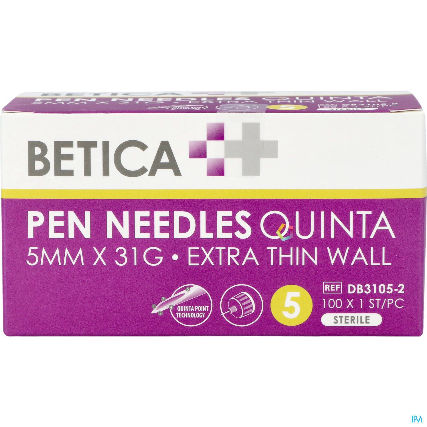 Betica Pen Needles Quinta 5mmx31g 100