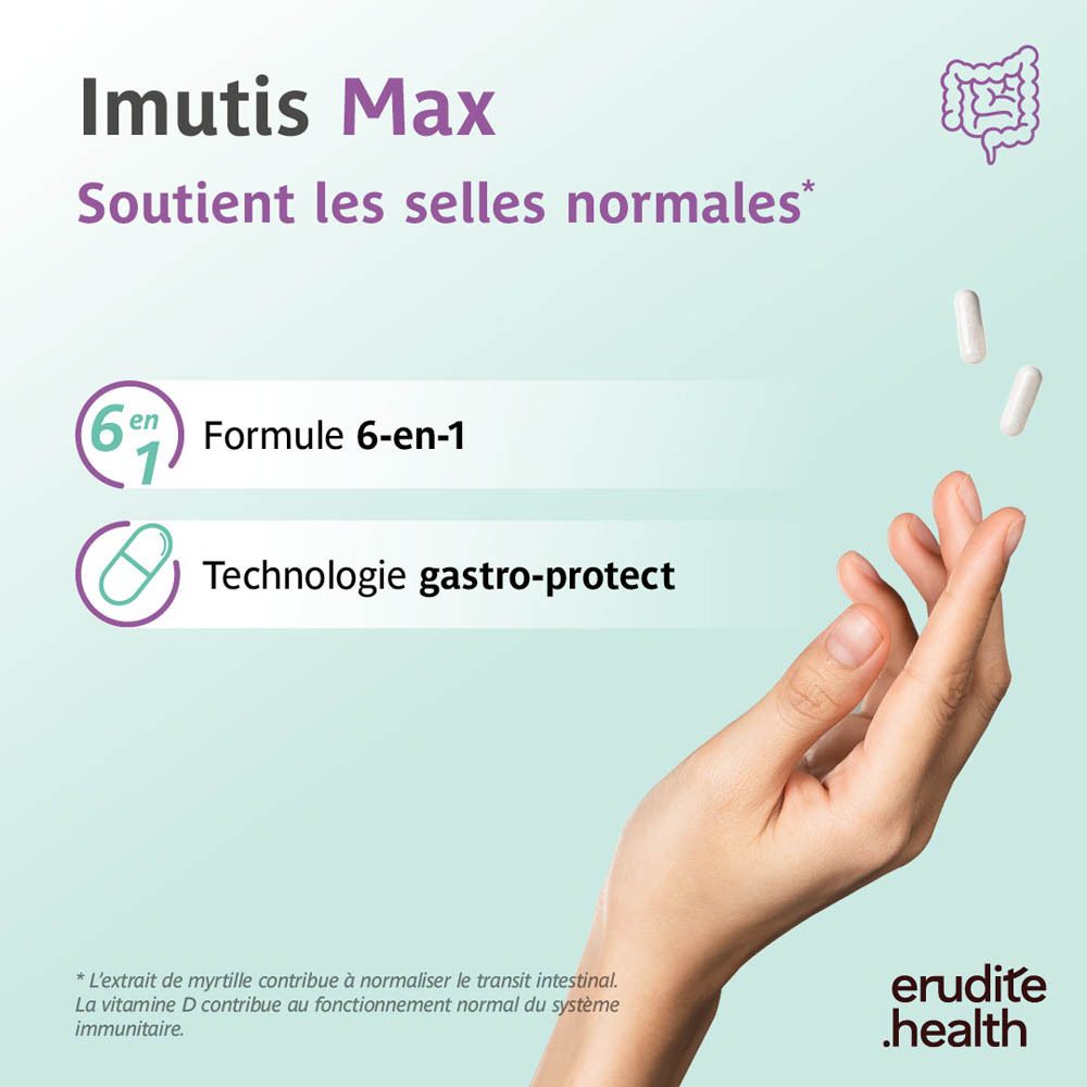 Boîte d'Imutis Max contenant 15 gélules.