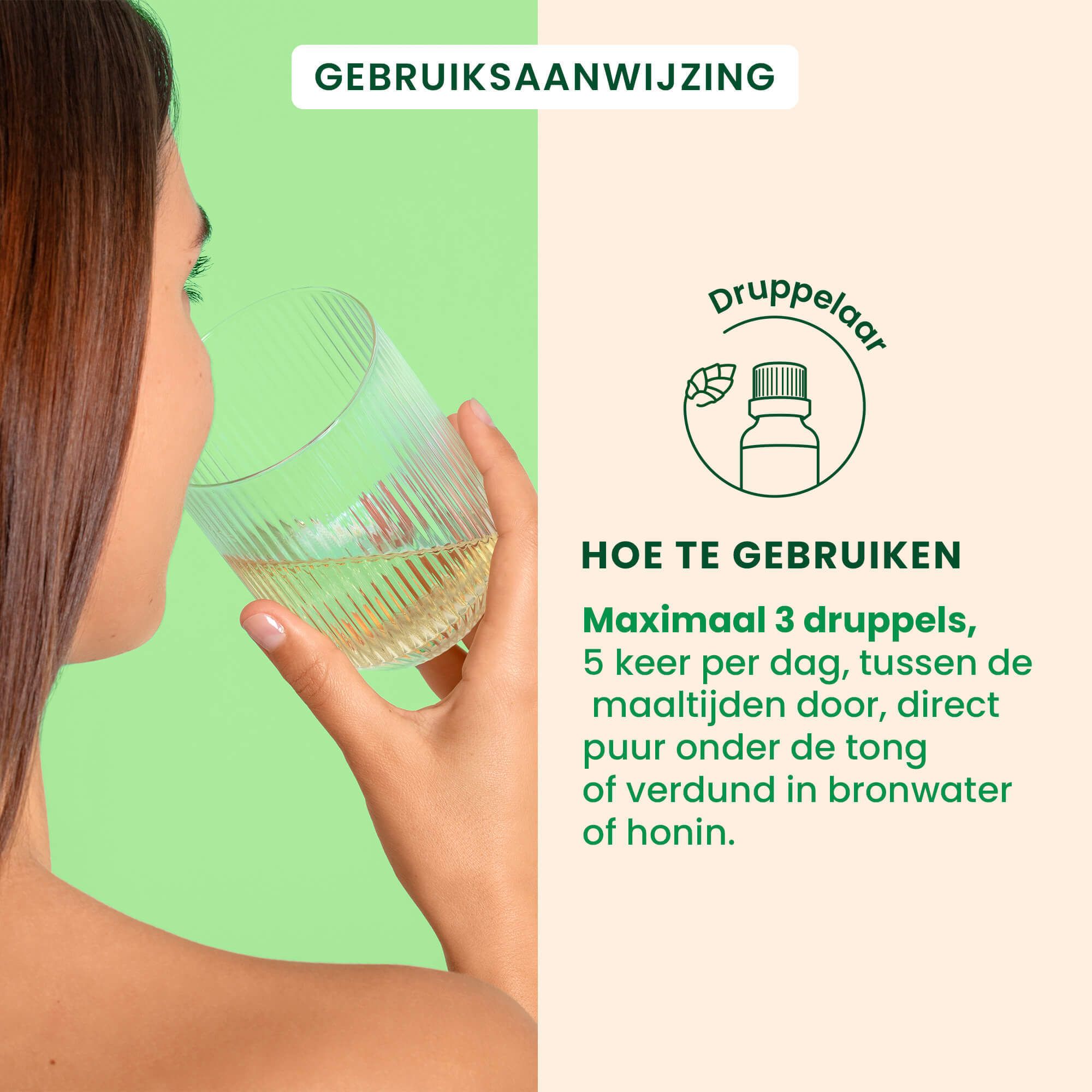 Bruine fles, witte dop. HerbalGem Celluligem. Informatie en ingrediënten.