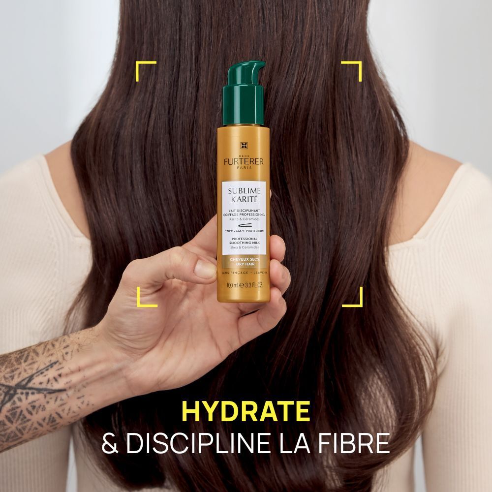 René Furterer Sublime Karité Lait Disciplinant Coiffage Professionnel Cheveux Secs