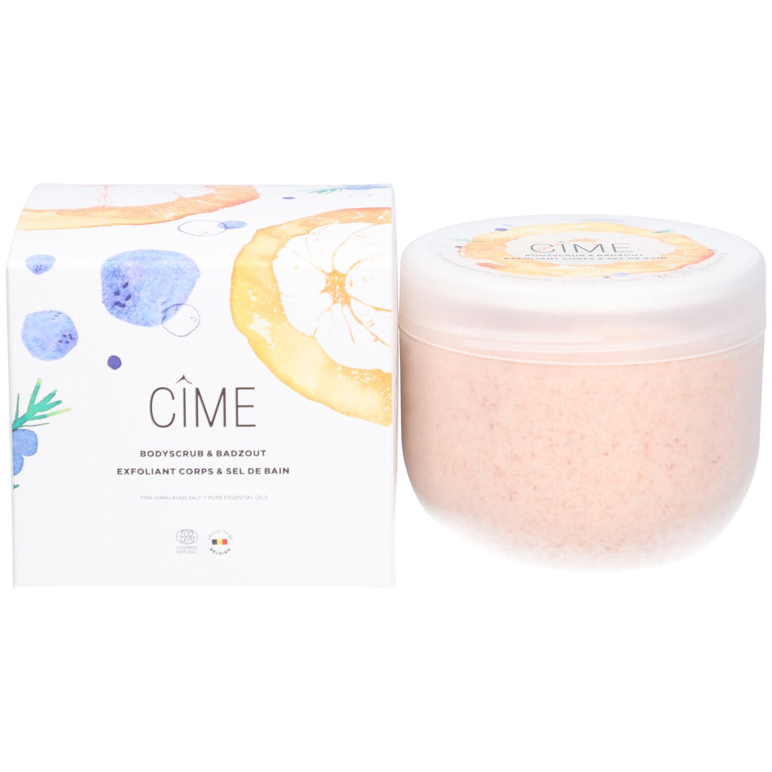 Cîmes Magnificent Mandarine Lichaamsscrub & Badzout