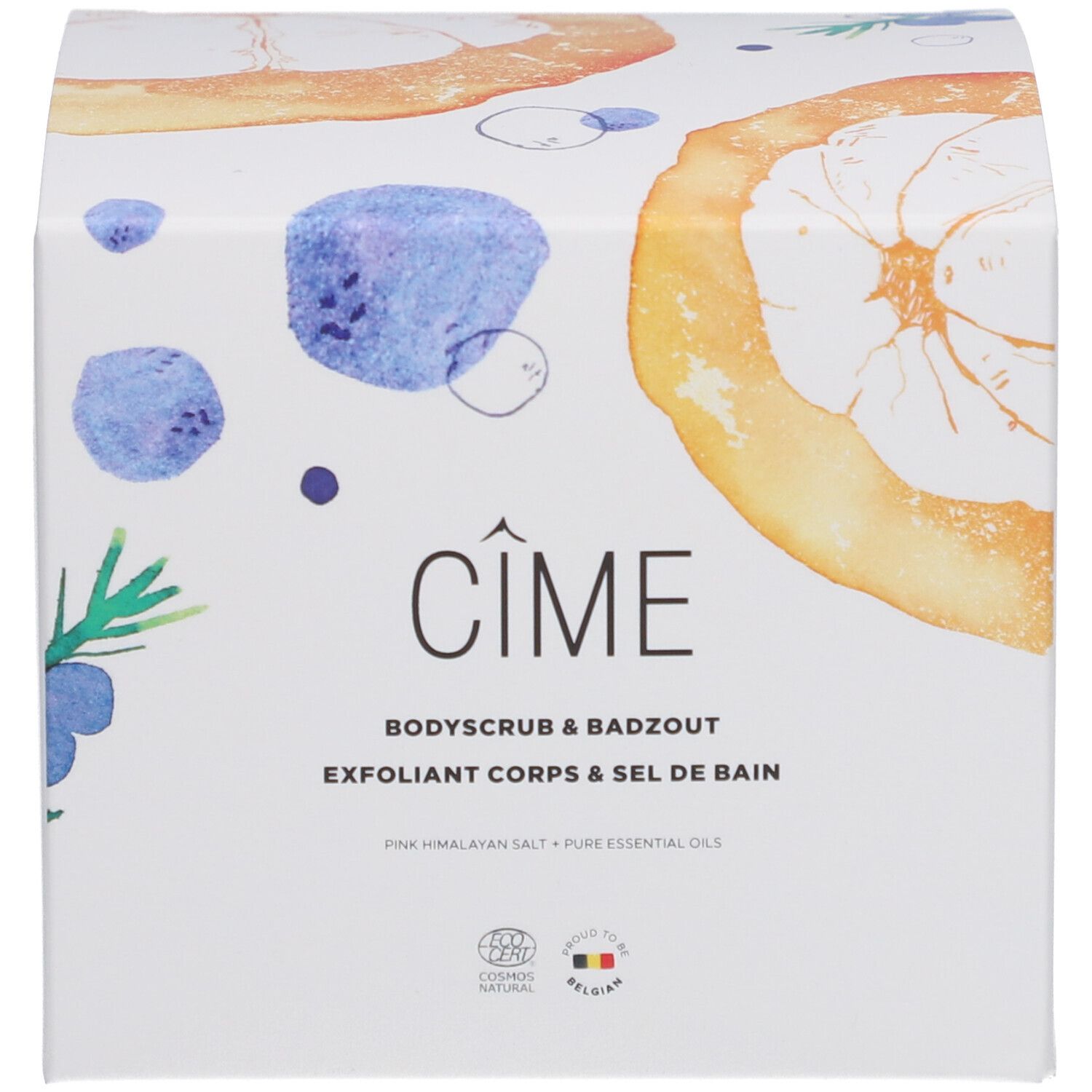 Cîmes Magnificent Mandarine Lichaamsscrub & Badzout