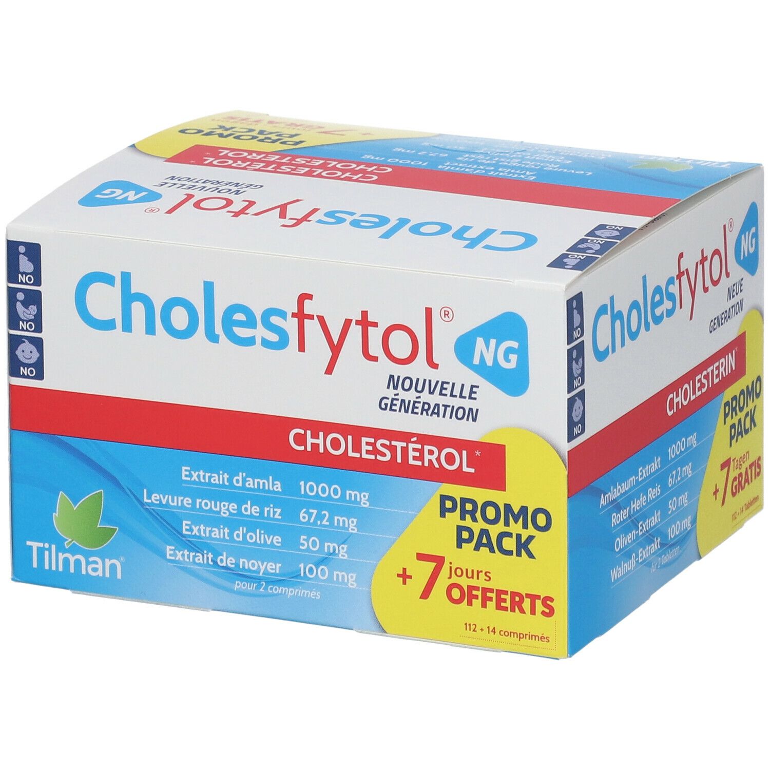 Cholesfytol NG + 14 Comprimés GRATUITS