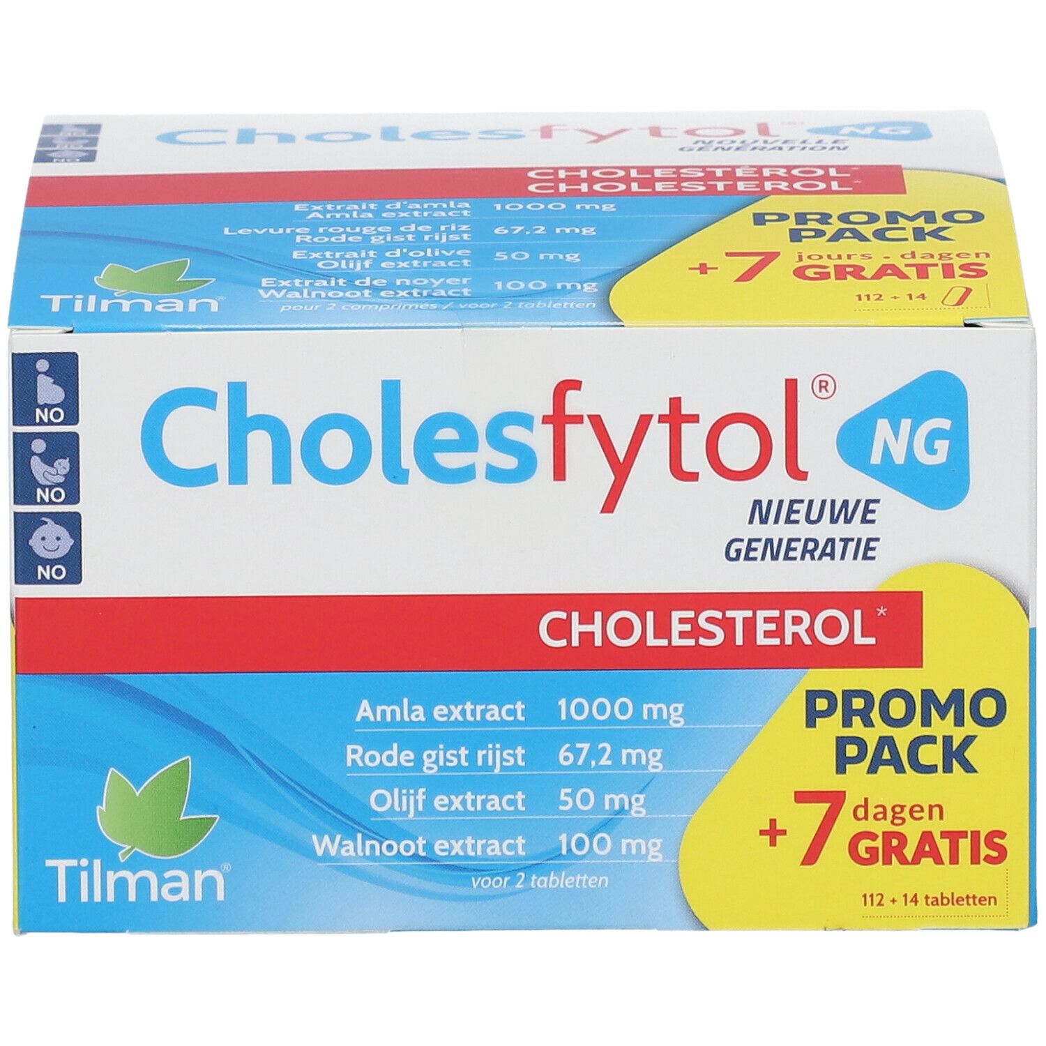 Cholesfytol NG + 14 Comprimés GRATUITS