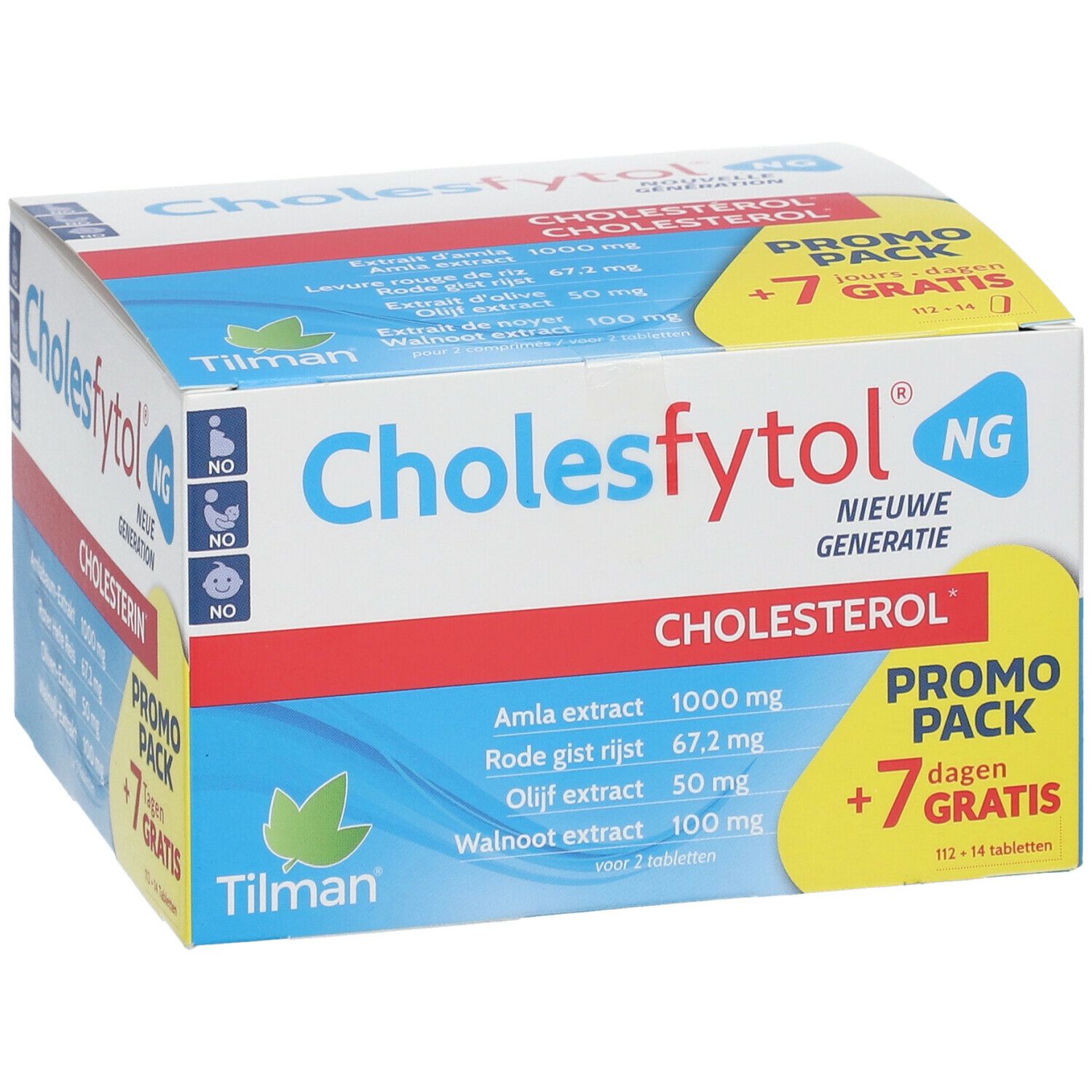 Cholesfytol NG + 14 Comprimés GRATUITS