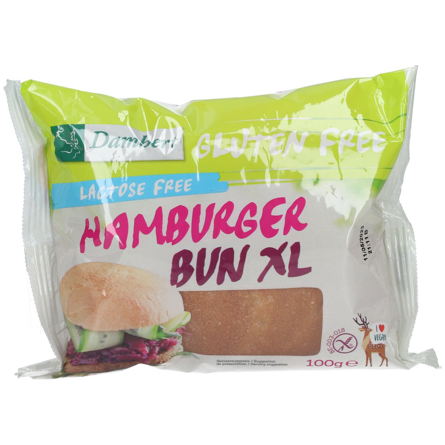 Damhert Hamburger Bun XL Sans Gluten