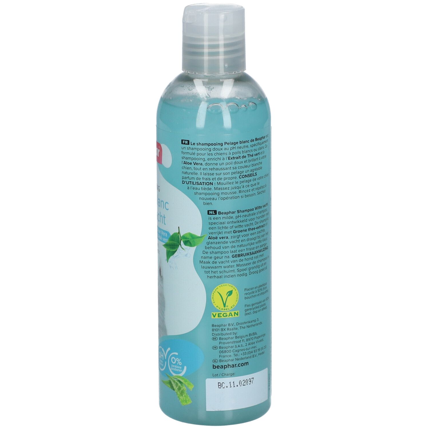 Beaphar Witte Vacht Shampoo Hond 250 Ml Farmaline