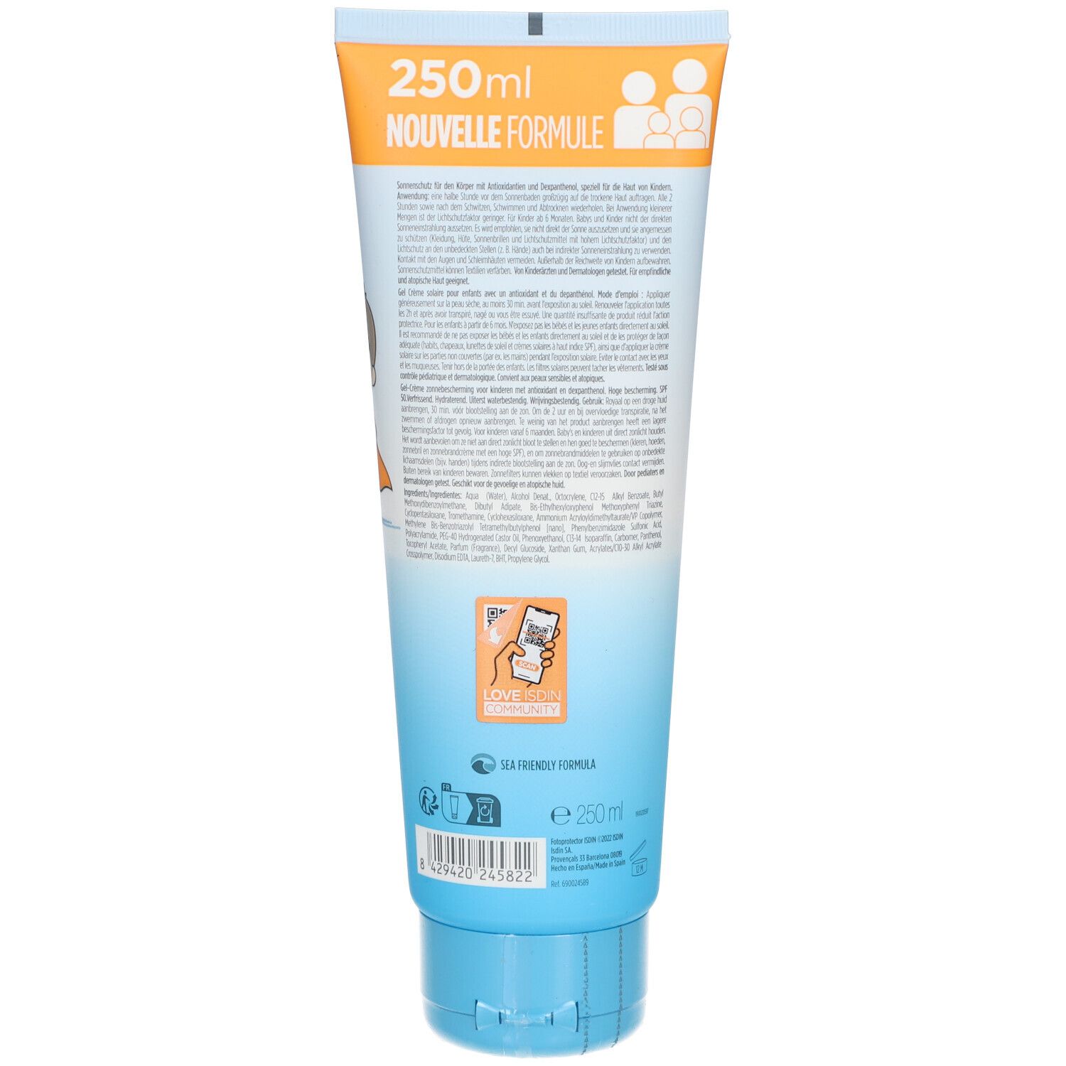 ISDIN Fotoprotector Pediatrics Gel-Crème SPF50+