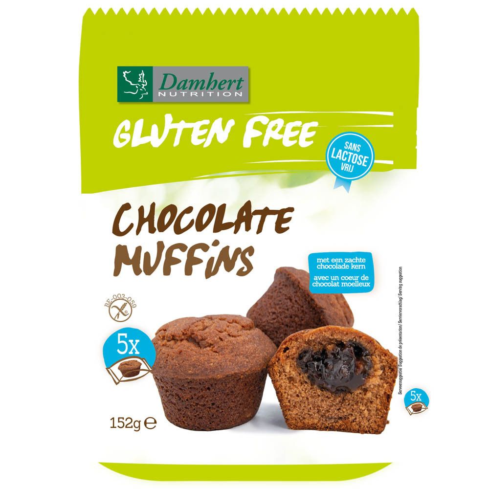 Damhert Chocolade Muffins Glutenvrij