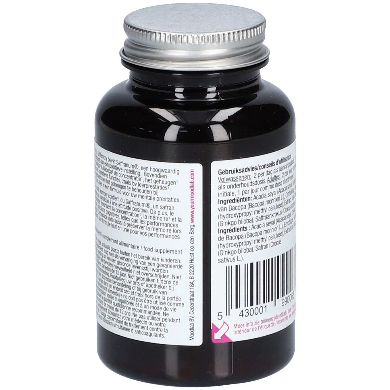 Moodlab Positive Focus & Memory 60 capsules