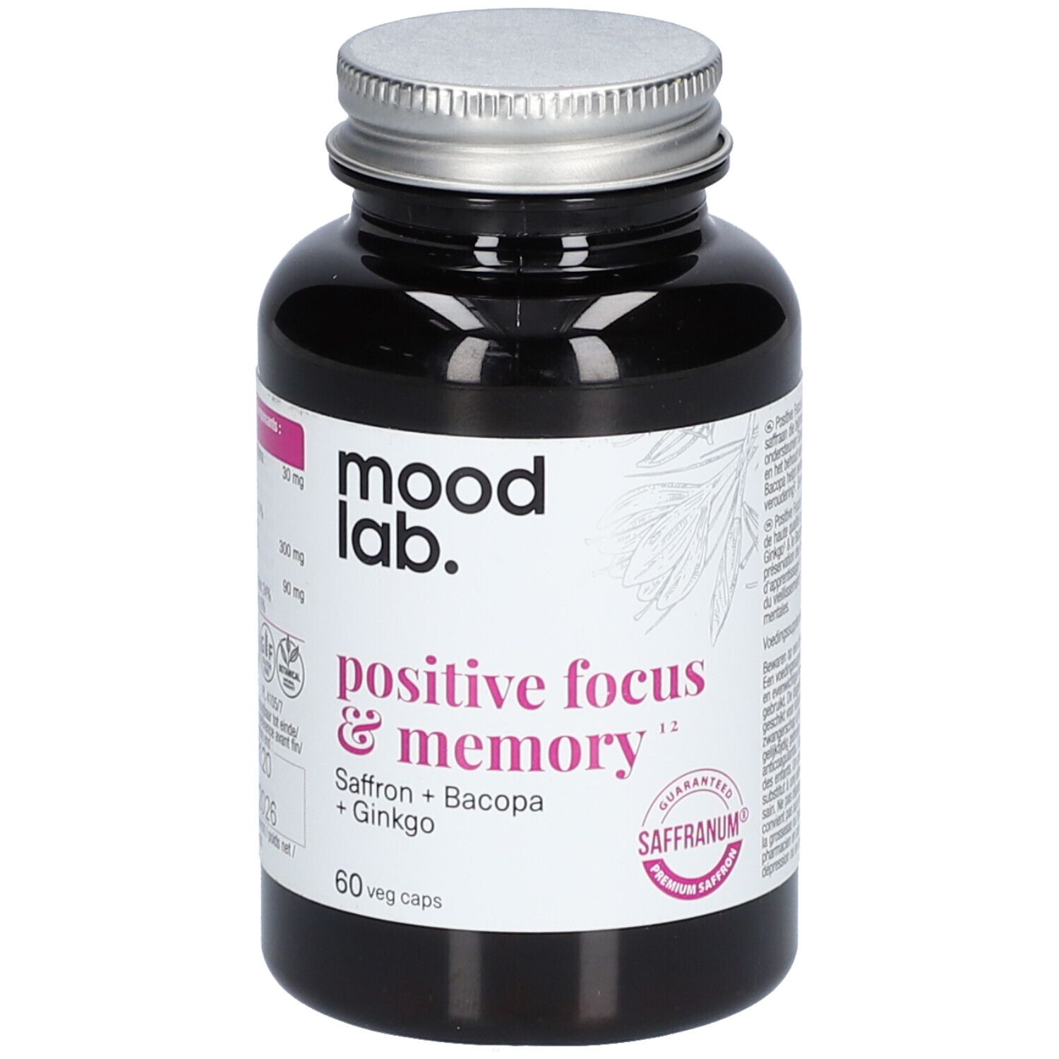 Moodlab Positive Focus & Memory 60 capsules