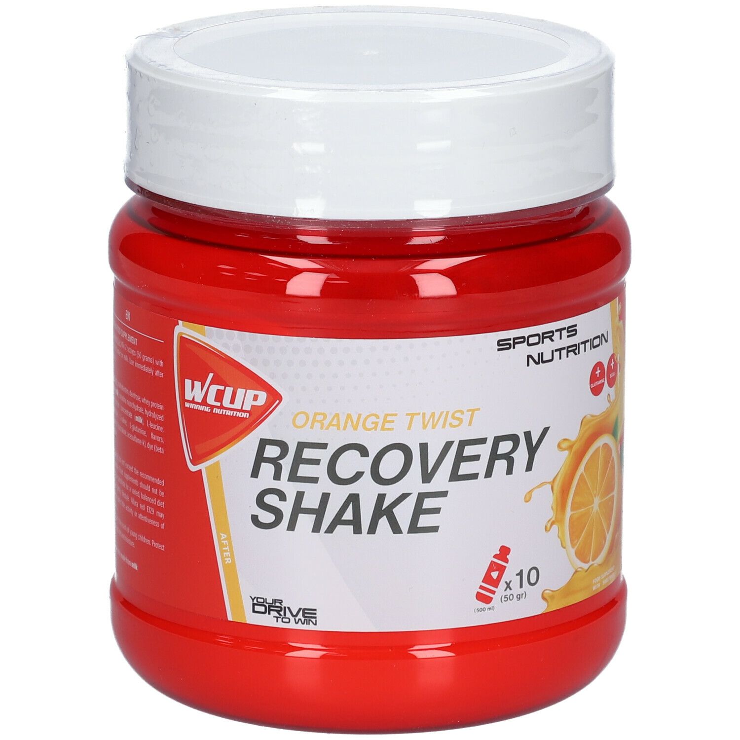 WCUP RECOVERY SHAKE ORANGE TWIST