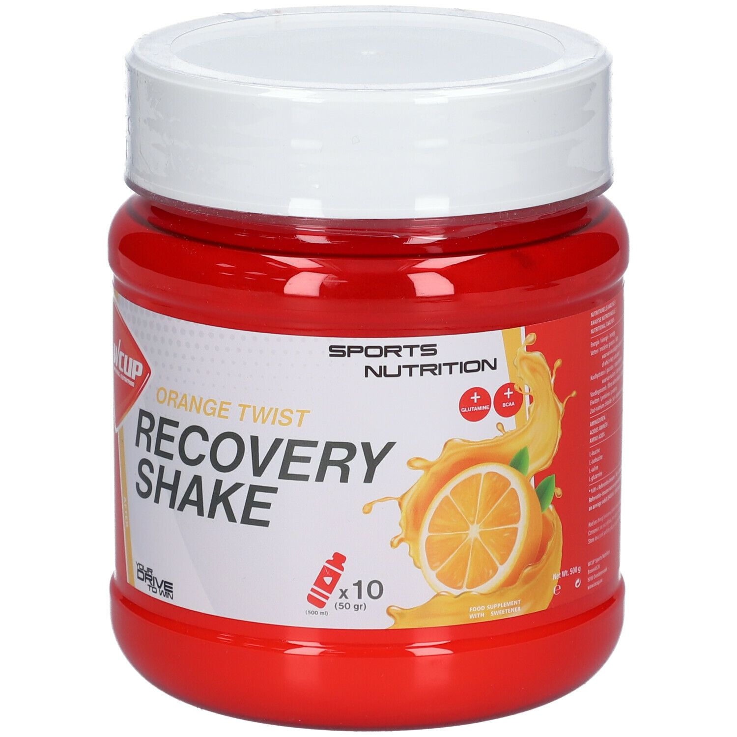 WCUP RECOVERY SHAKE ORANGE TWIST