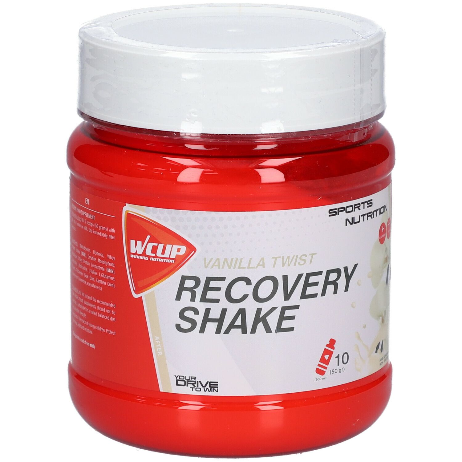 WCUP RECOVERY SHAKE VANILLE TWIST