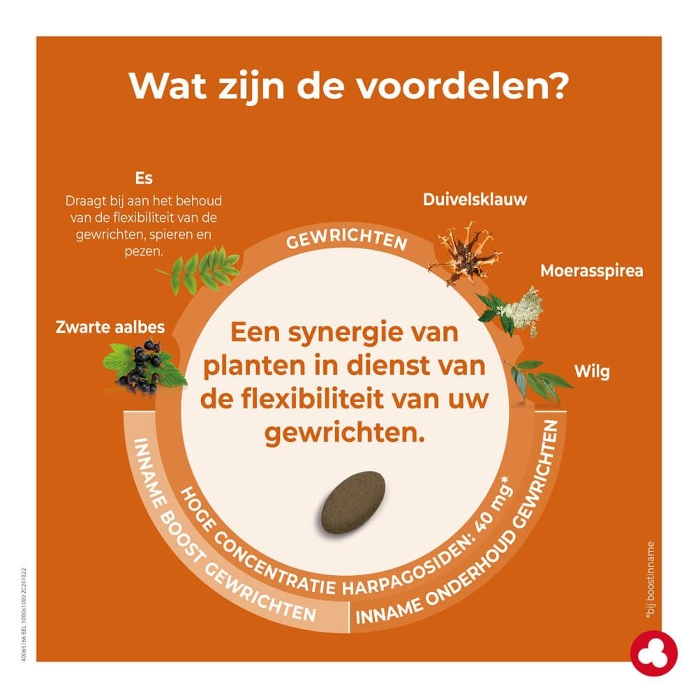 Ortis FlexiCaps verpakking met 45 capsules, achterkant met gebruiksaanwijzing.