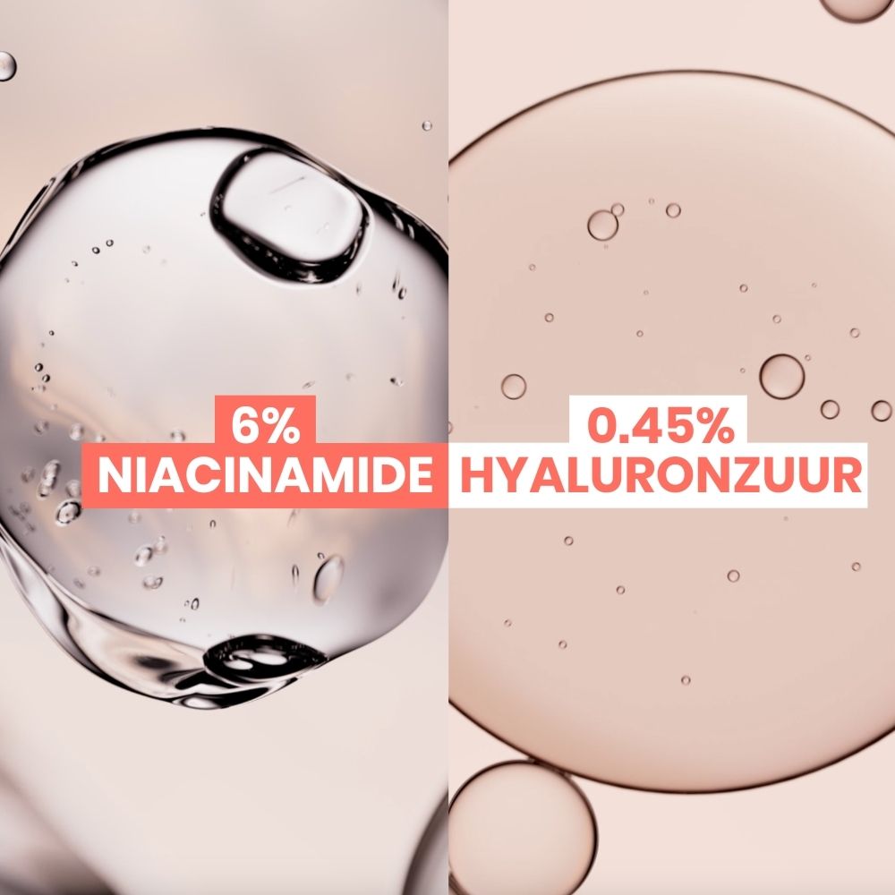 Glazen pot met witte deksel. Opschrift: Eau Thermale Avène, Hyaluron Activ B3, Aqua Gel-Crème.