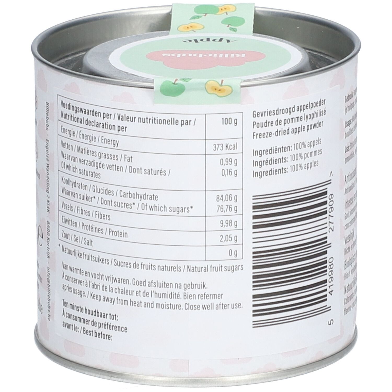 Billiebubs Fruit Powder Apple