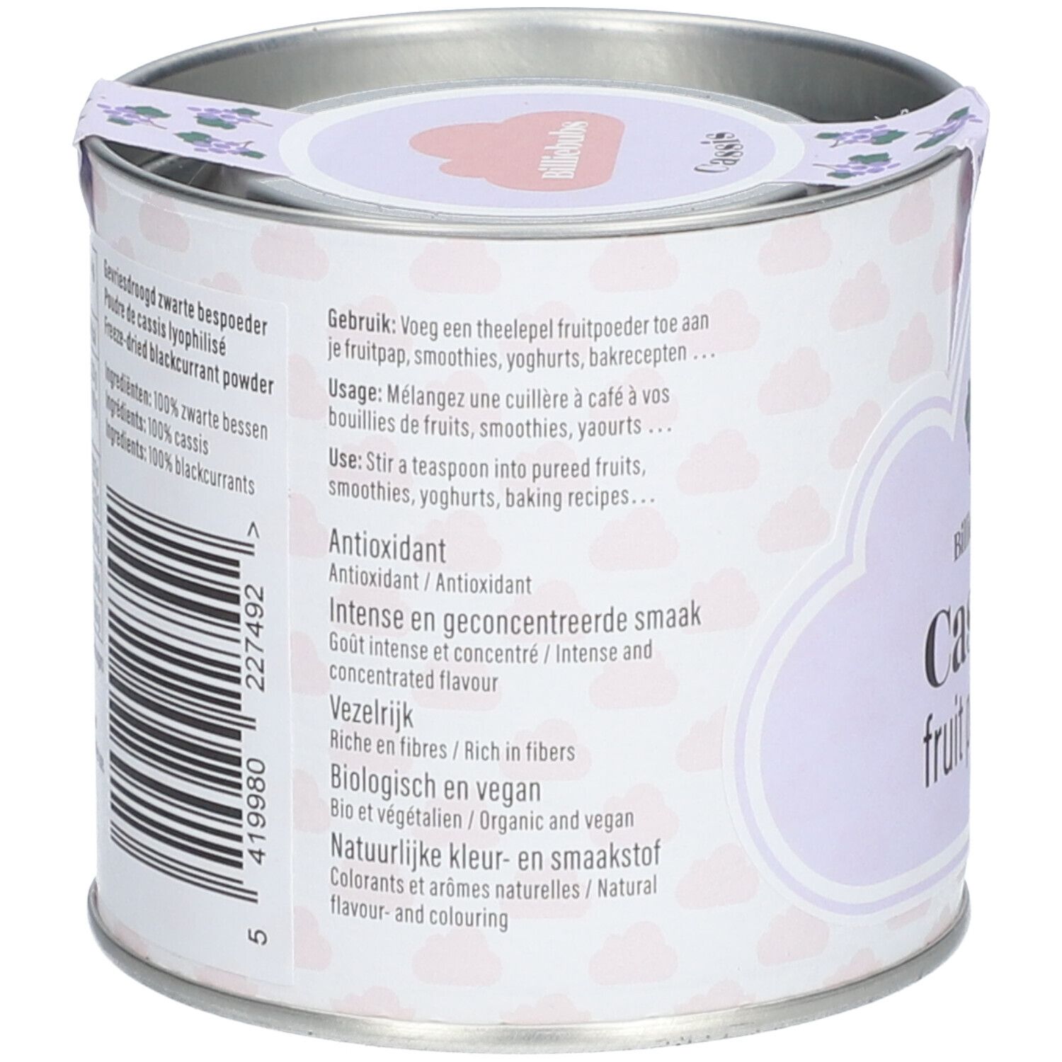 Billiebubs Poudre de Cassis