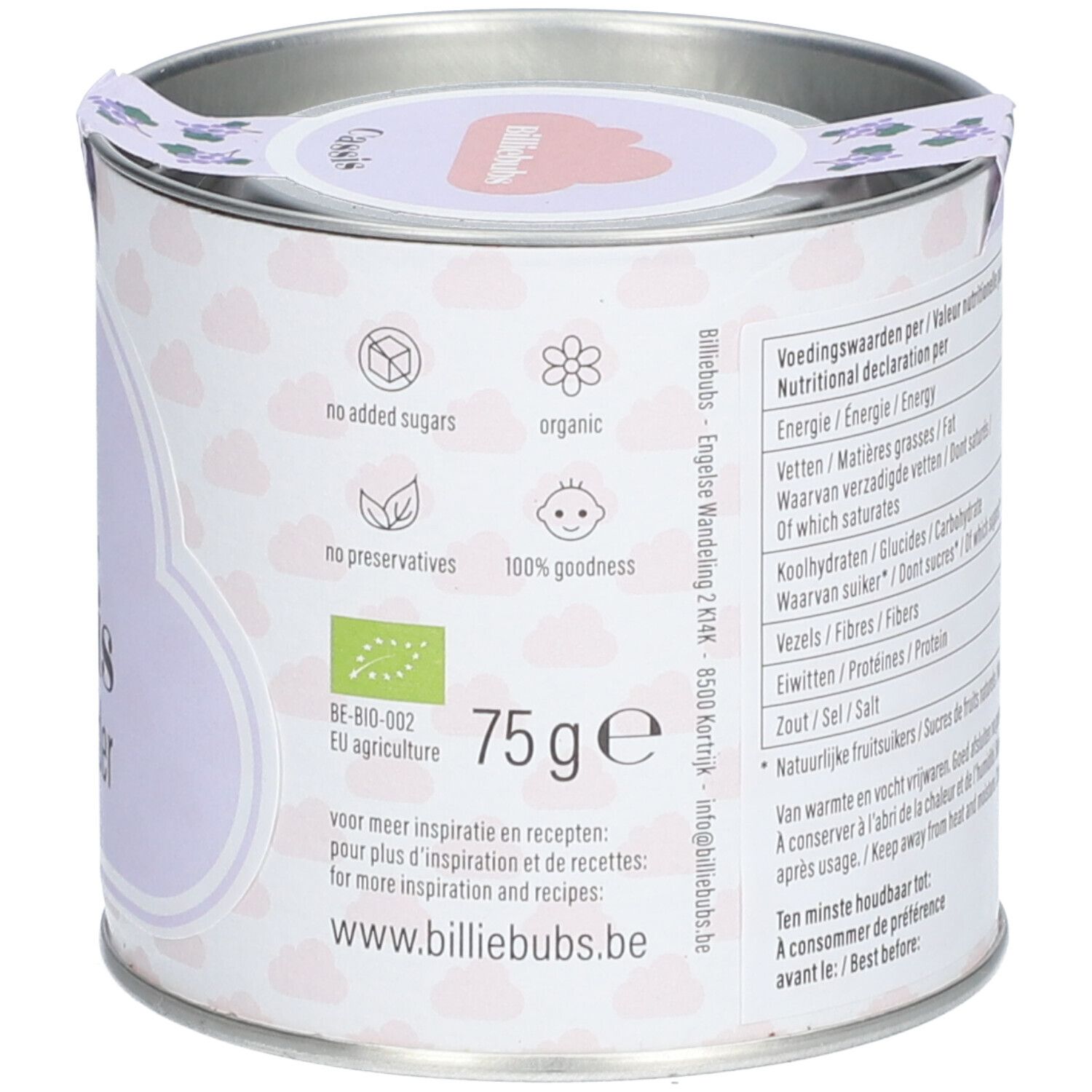 Billiebubs Poudre de Cassis
