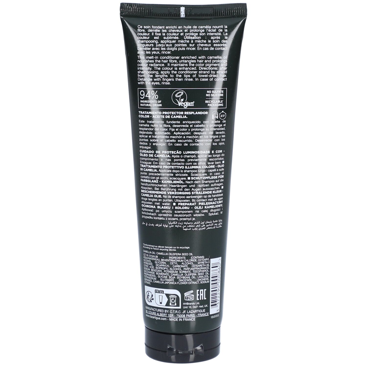 Lazartigue Colour Protect Verzorging Stralende Kleur Camelia Olie