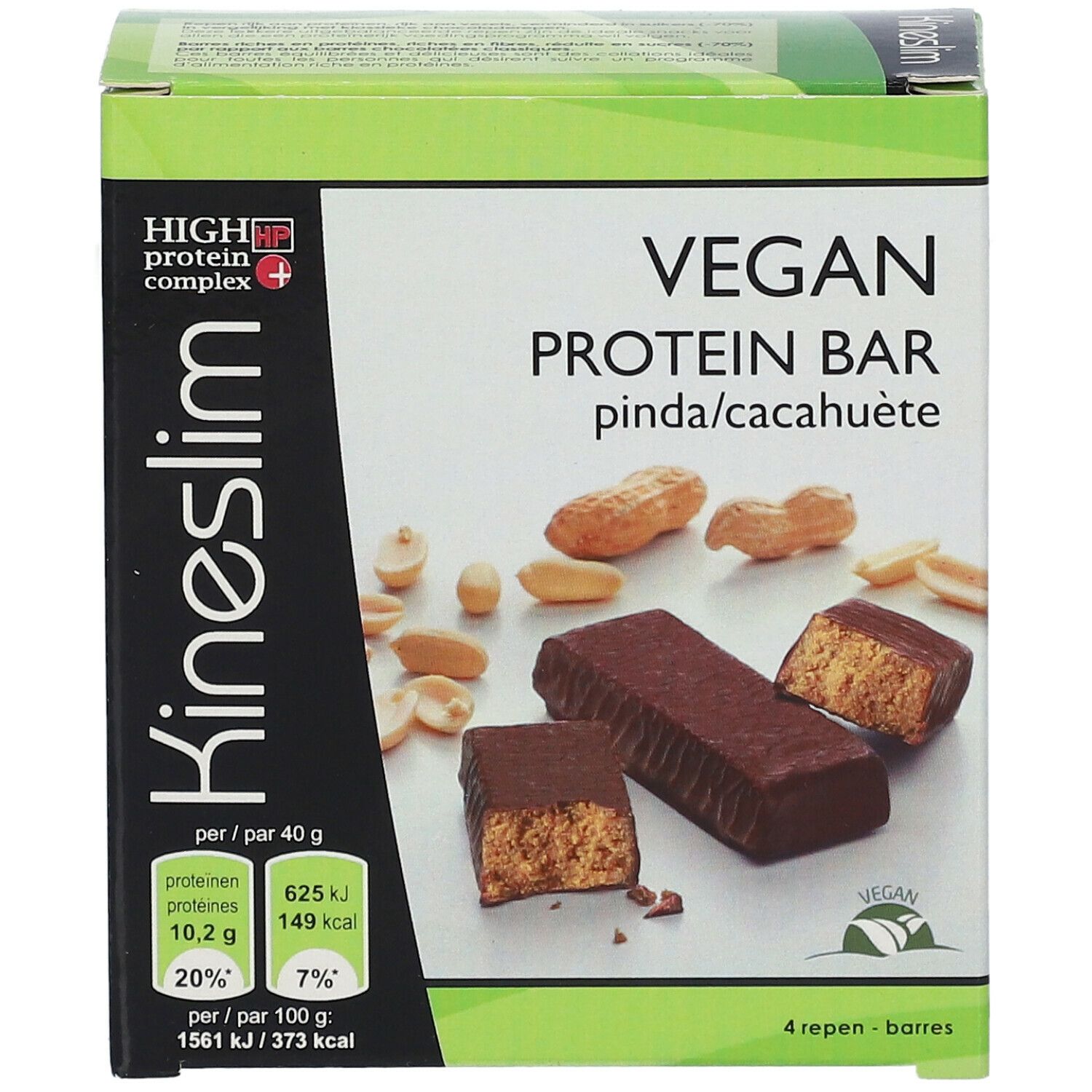 Kineslim Vegan Proteine Reep Pinda