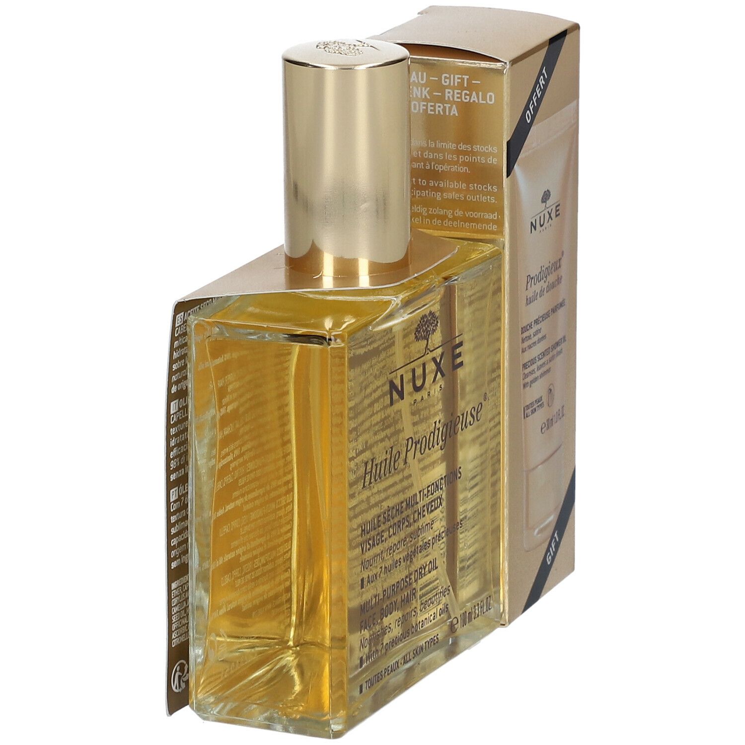 Nuxe Huile Prodigieuse® + Prodigieux® Precious Scented Shower Oil 30 ml GRATIS