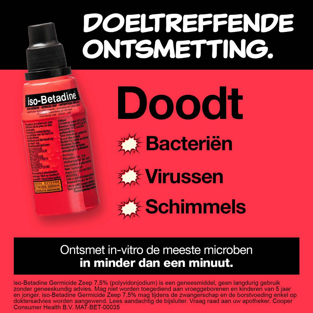 iso-Betadine® Germicide Zeep 7,5%