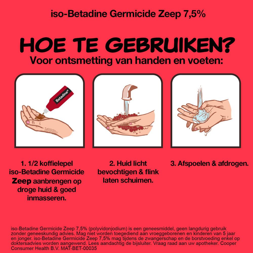 iso-Betadine® Germicide Zeep 7,5%