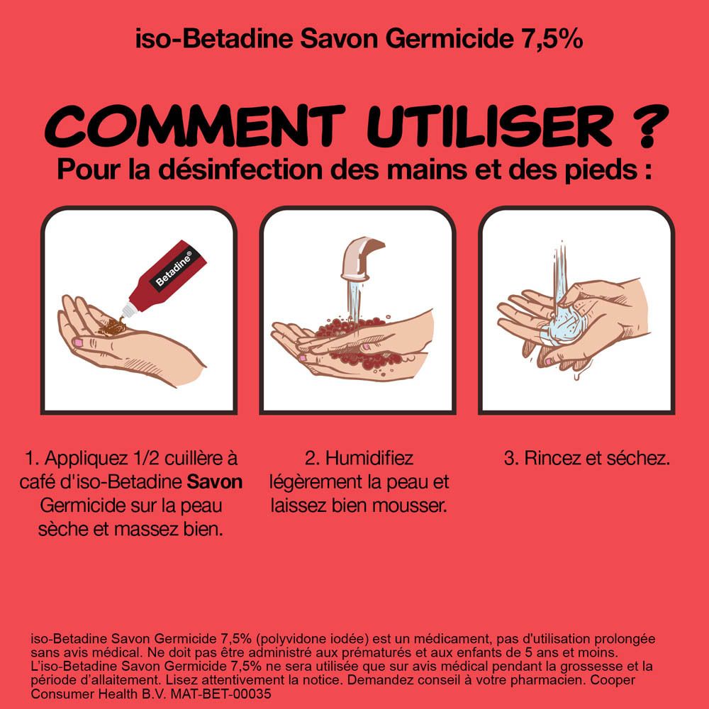 Iso Betadine Savon Germicide 7,5%