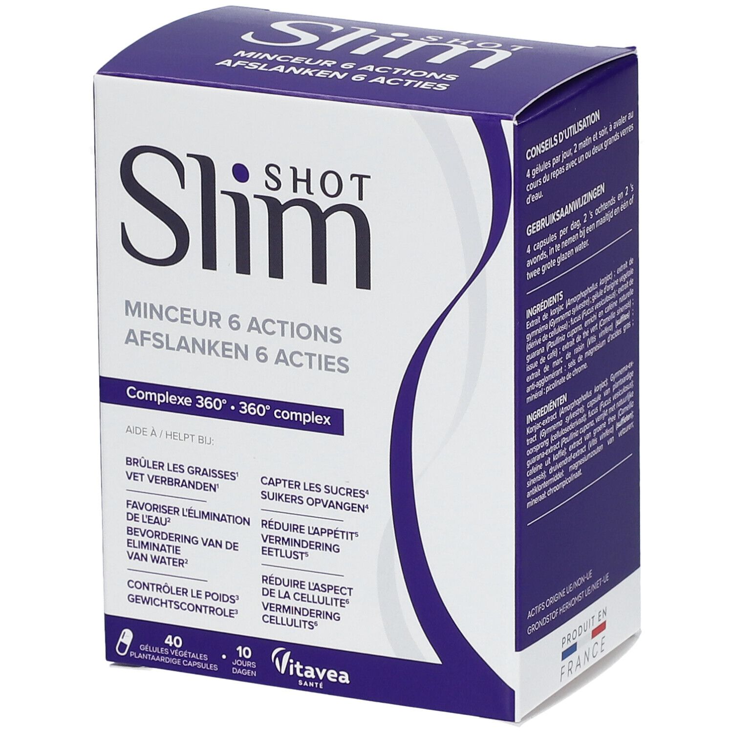 Slimshot 6 Acties 10 Dagen 40 St - Farmaline