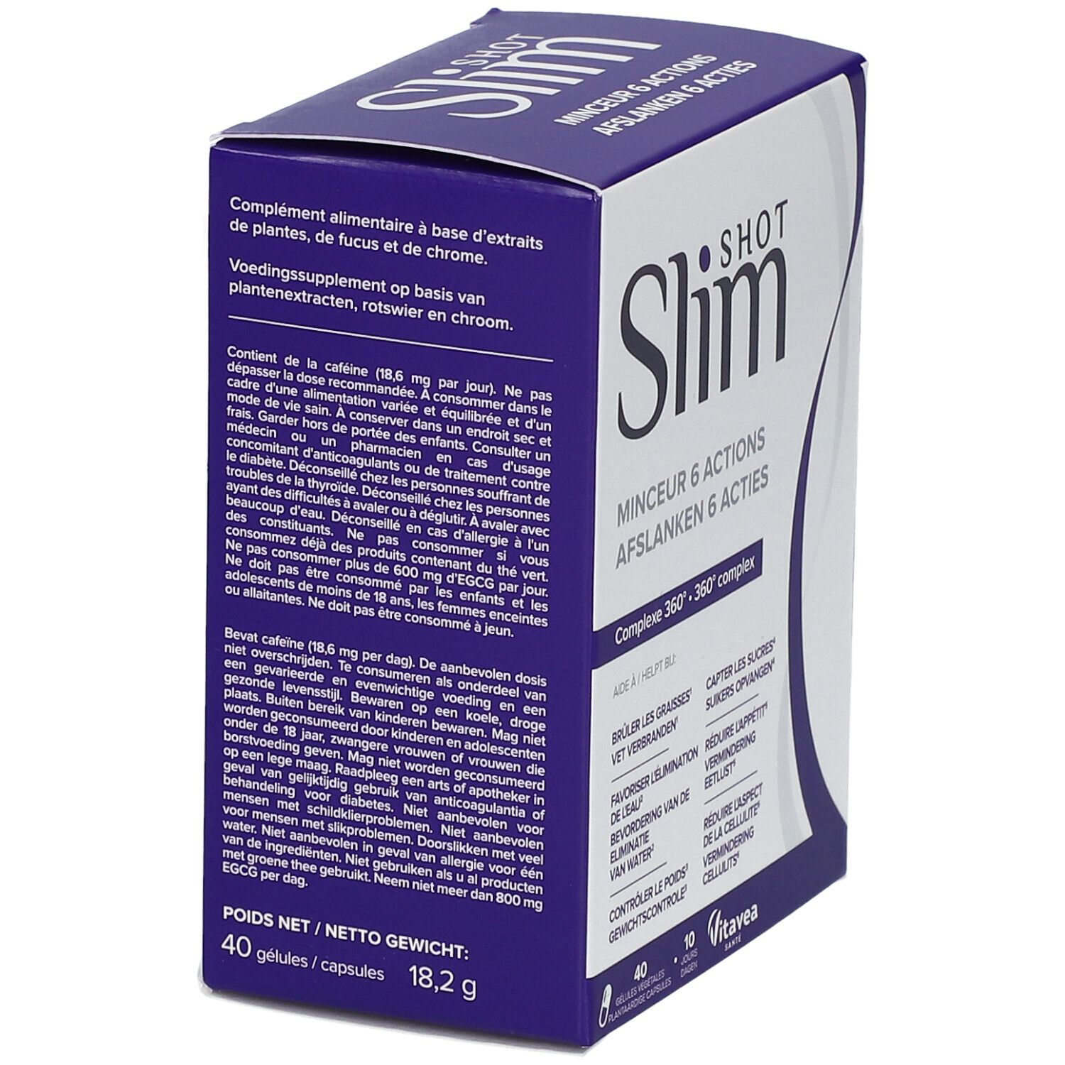 Slimshot 6 Actions 10 Jours 40 pc(s) - Farmaline
