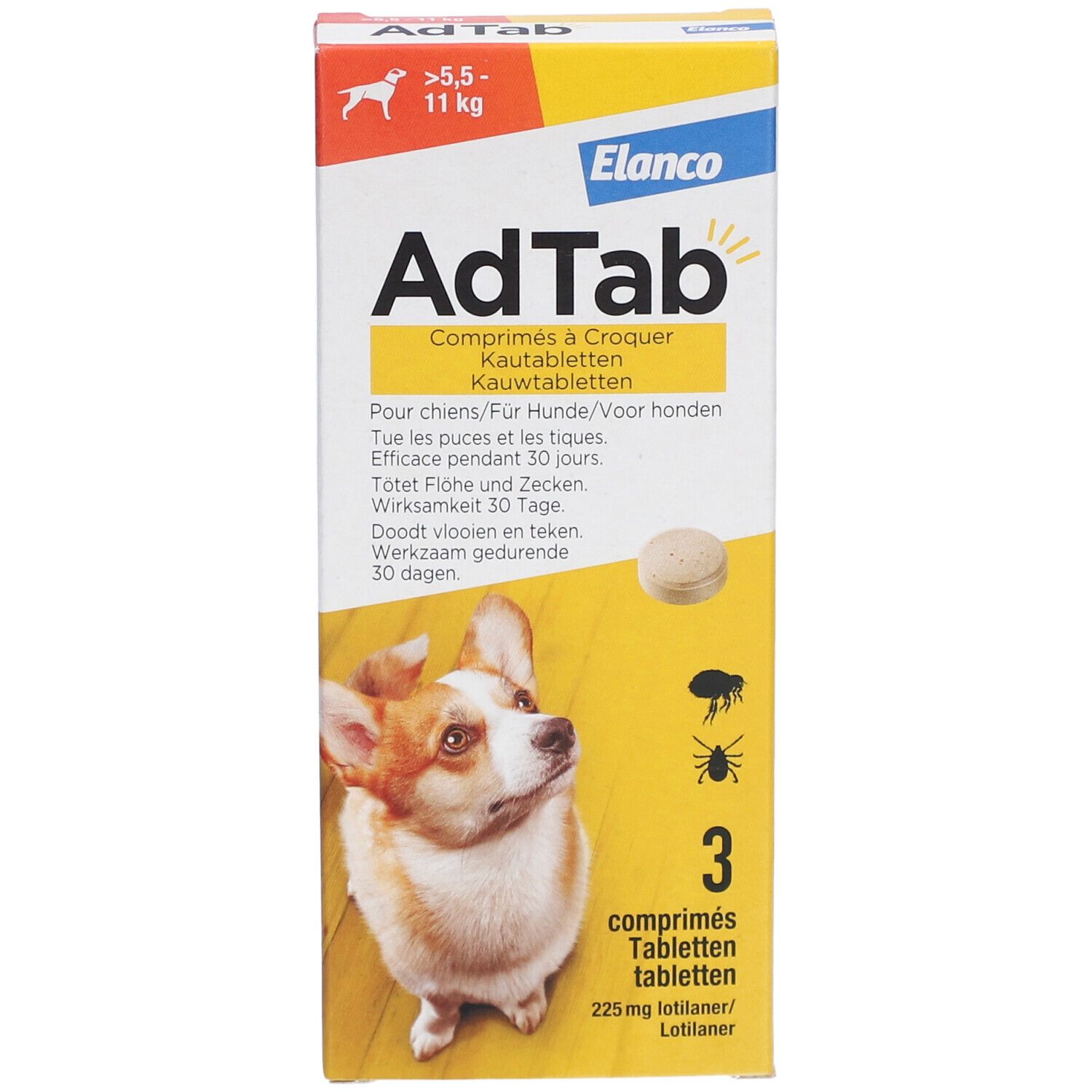 AdTab Chien > 5,5 Kg - 11 Kg